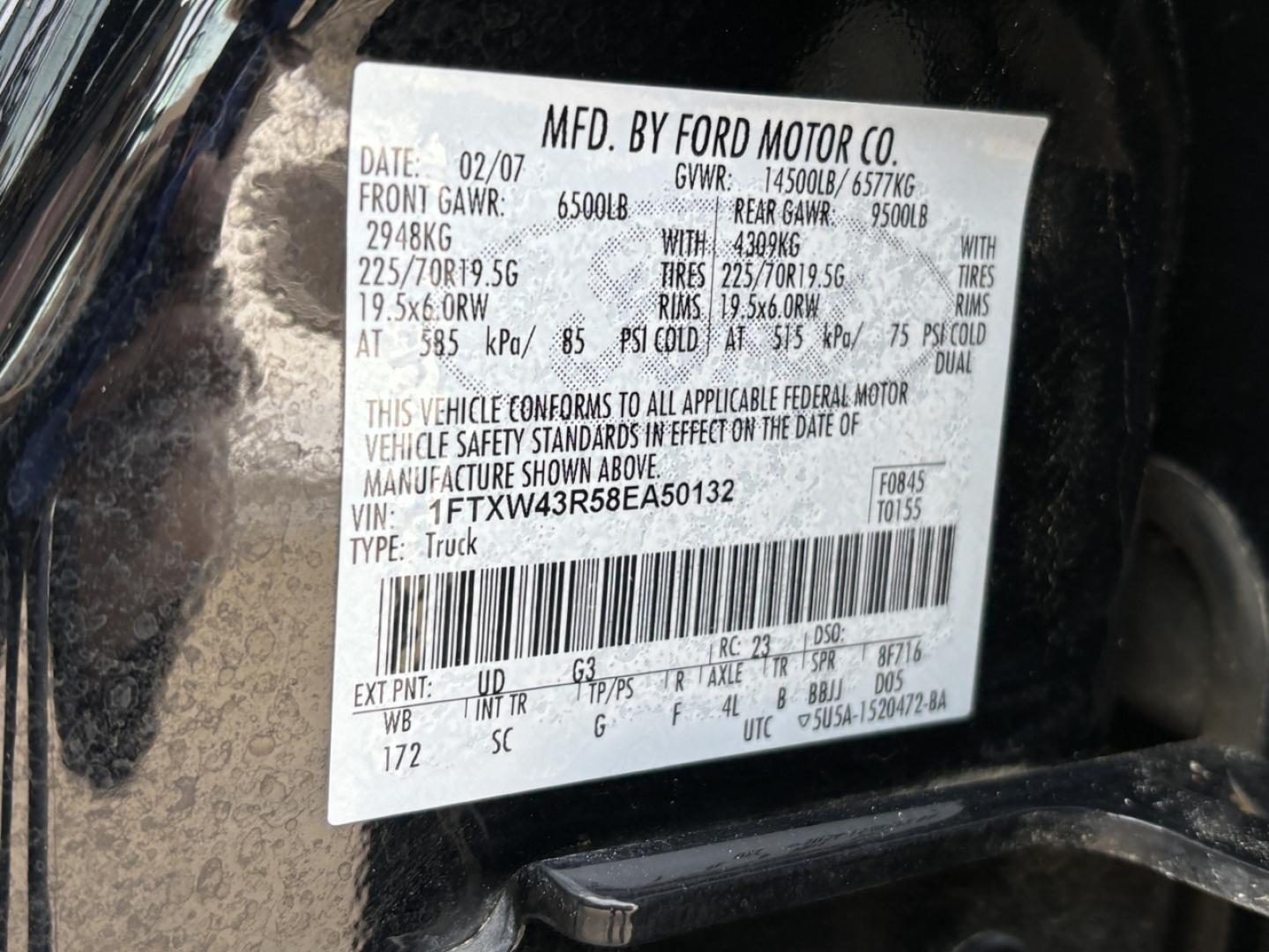 2008 BLACK /Brown Ford F-450 SD King Ranch Crew Cab 4WD (1FTXW43R58E) with an 6.4L V8 TURBO DIESEL engine, Automatic transmission, located at 2990 Old Orchard Rd., Jackson, MO, 63755, 37.354214, -89.612106 - 2008 Ford F-450 Super Duty King Ranch Only 50xxx miles 4x4 6.4L V8 Turbo Diesel Automatic Leather Navigation Rear Entertainment Power/Heated Seats Cruise Power Windows/Locks/Mirrors We have financing available and we accept trades! Fill out a credit application on our website or come by t - Photo#48