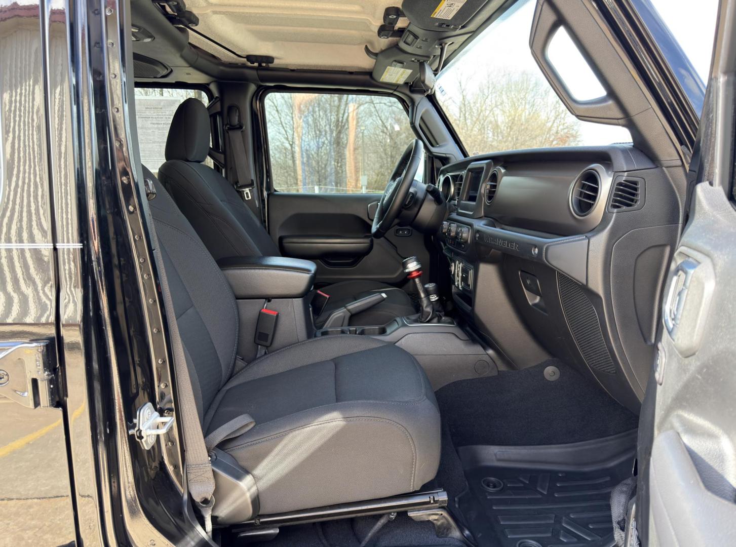 2018 BLACK /Black Jeep Wrangler JK Unlimited Sport (1C4HJXDG2JW) with an 3.6L V6 engine, 6-Speed Manual transmission, located at 2990 Old Orchard Rd., Jackson, MO, 63755, 37.354214, -89.612106 - 2018 Jeep Wrangler Unlimited Sport 51xxx miles 4x4 3.6L V6 Automatic Backup Camera Heated Seats Heated Steering Wheel Bluetooth Cruise Power Windows/Locks/Mirrors We have financing available and we accept trades! Fill out a credit application on our website or come by today! If you have - Photo#15