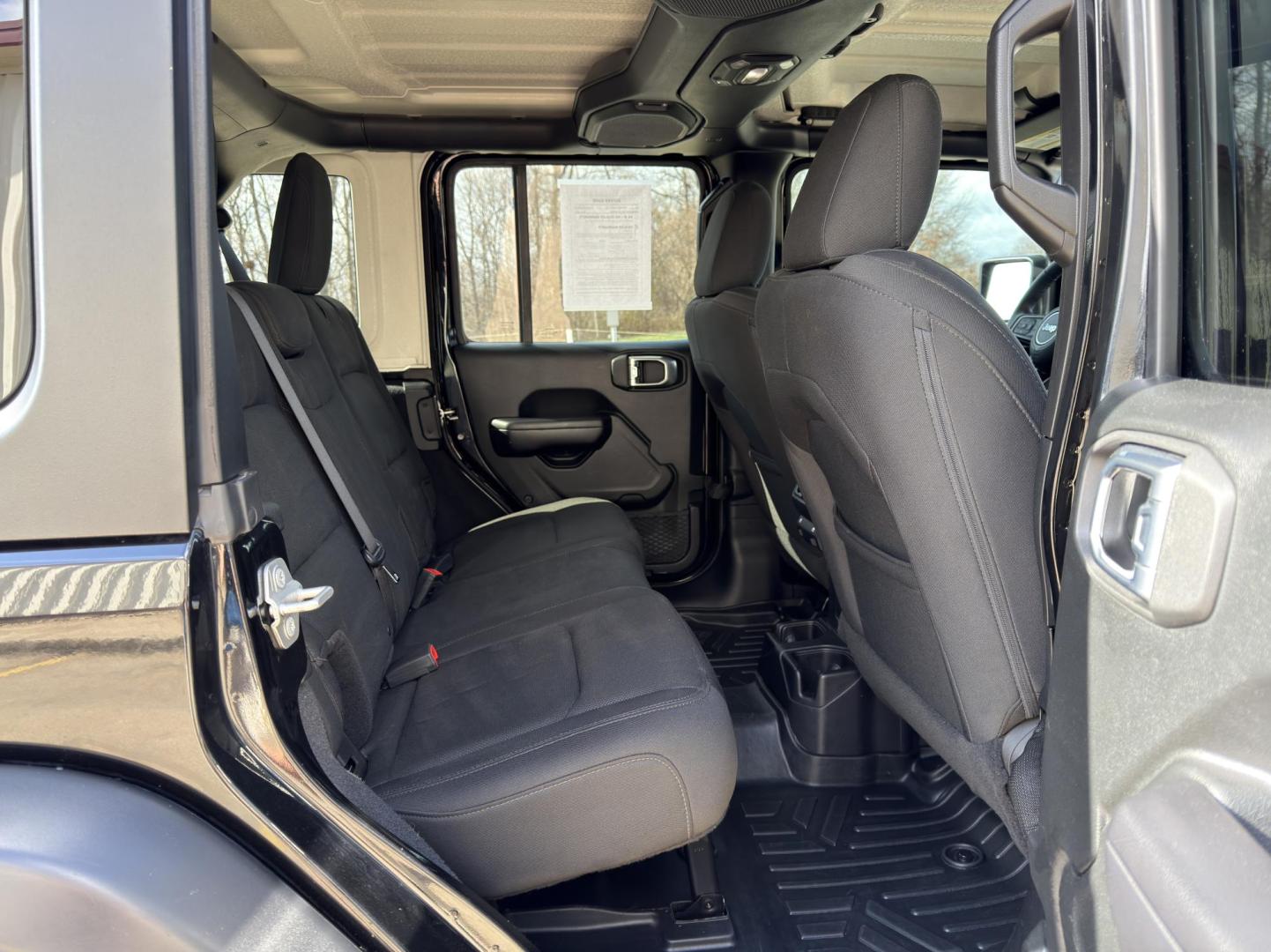 2018 BLACK /Black Jeep Wrangler JK Unlimited Sport (1C4HJXDG2JW) with an 3.6L V6 engine, 6-Speed Manual transmission, located at 2990 Old Orchard Rd., Jackson, MO, 63755, 37.354214, -89.612106 - 2018 Jeep Wrangler Unlimited Sport 51xxx miles 4x4 3.6L V6 Automatic Backup Camera Heated Seats Heated Steering Wheel Bluetooth Cruise Power Windows/Locks/Mirrors We have financing available and we accept trades! Fill out a credit application on our website or come by today! If you have - Photo#17