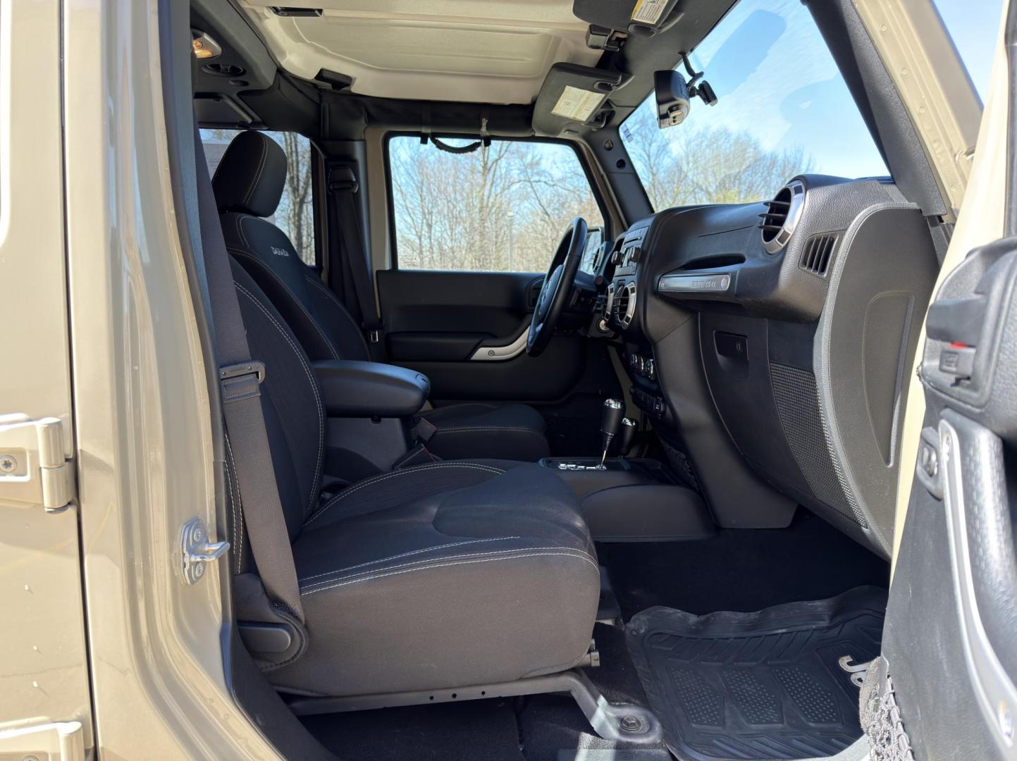 2017 TAN /Black Jeep Wrangler Unlimited Sahara 4WD (1C4BJWEG8HL) with an 3.6L V6 engine, Automatic transmission, located at 2990 Old Orchard Rd., Jackson, MO, 63755, 37.354214, -89.612106 - 2017 Jeep Wrangler Unlimited Sahara 117xxx miles 4x4 3.6L V6 Automatic Cruise Power Windows/Locks/Mirrors We have financing available and we accept trades! Fill out a credit application on our website or come by today! If you have any questions, give us a call at (573) 204-7777 or visit our - Photo#13