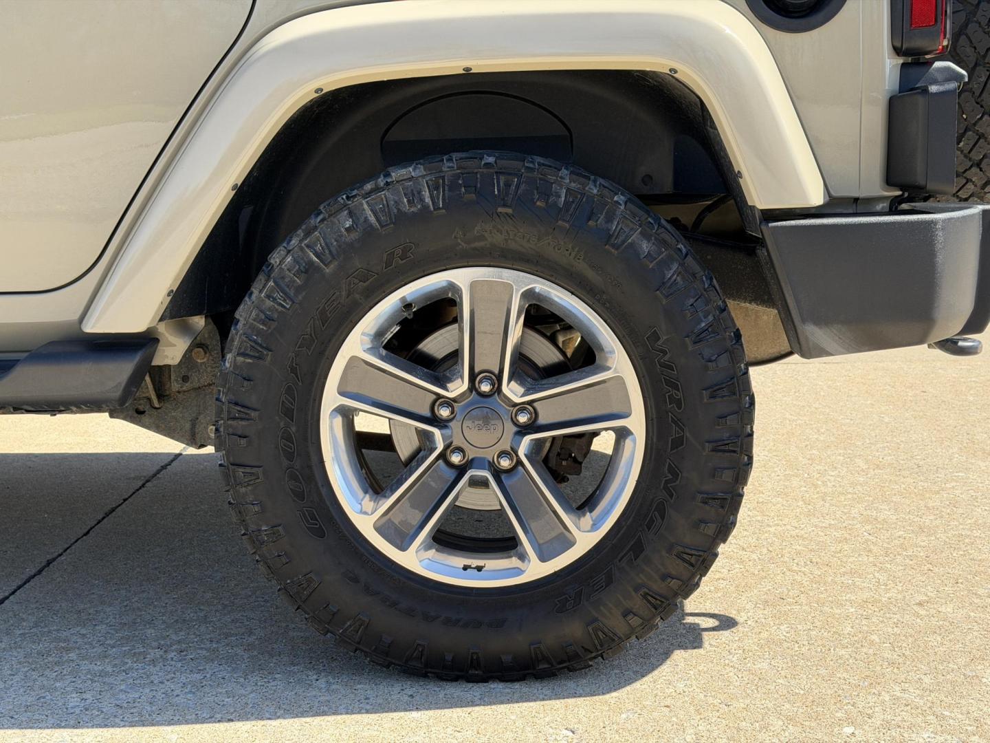 2017 TAN /Black Jeep Wrangler Unlimited Sahara 4WD (1C4BJWEG8HL) with an 3.6L V6 engine, Automatic transmission, located at 2990 Old Orchard Rd., Jackson, MO, 63755, 37.354214, -89.612106 - 2017 Jeep Wrangler Unlimited Sahara 117xxx miles 4x4 3.6L V6 Automatic Cruise Power Windows/Locks/Mirrors We have financing available and we accept trades! Fill out a credit application on our website or come by today! If you have any questions, give us a call at (573) 204-7777 or visit our - Photo#31