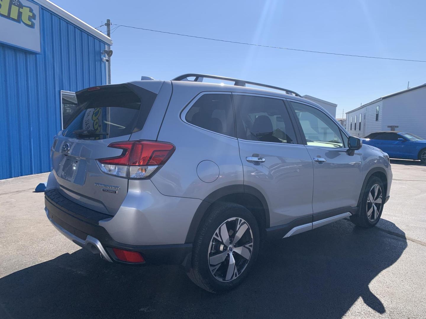 2019 SILVER /BLACK Subaru Forester Touring (JF2SKAWC0KH) with an 2.5L H4 SOHC 16V engine, CVT transmission, located at 506 S. Kingshighway, Cape Girardeau, MO, 63703, (573) 235-5000, 37.294991, -89.553635 - 2019 Subaru Forester Touring 37,xxx miles Alarm System Bluetooth Cruise Control Dual Power Front Seats Folding Rear Seat Hands Free Phone Heated Rear Seats Heated Seats Heated Steering Wheel Integrated Garage Door Opener Leather Seats Navigation System Power Driver's Seat Power Outle - Photo#8