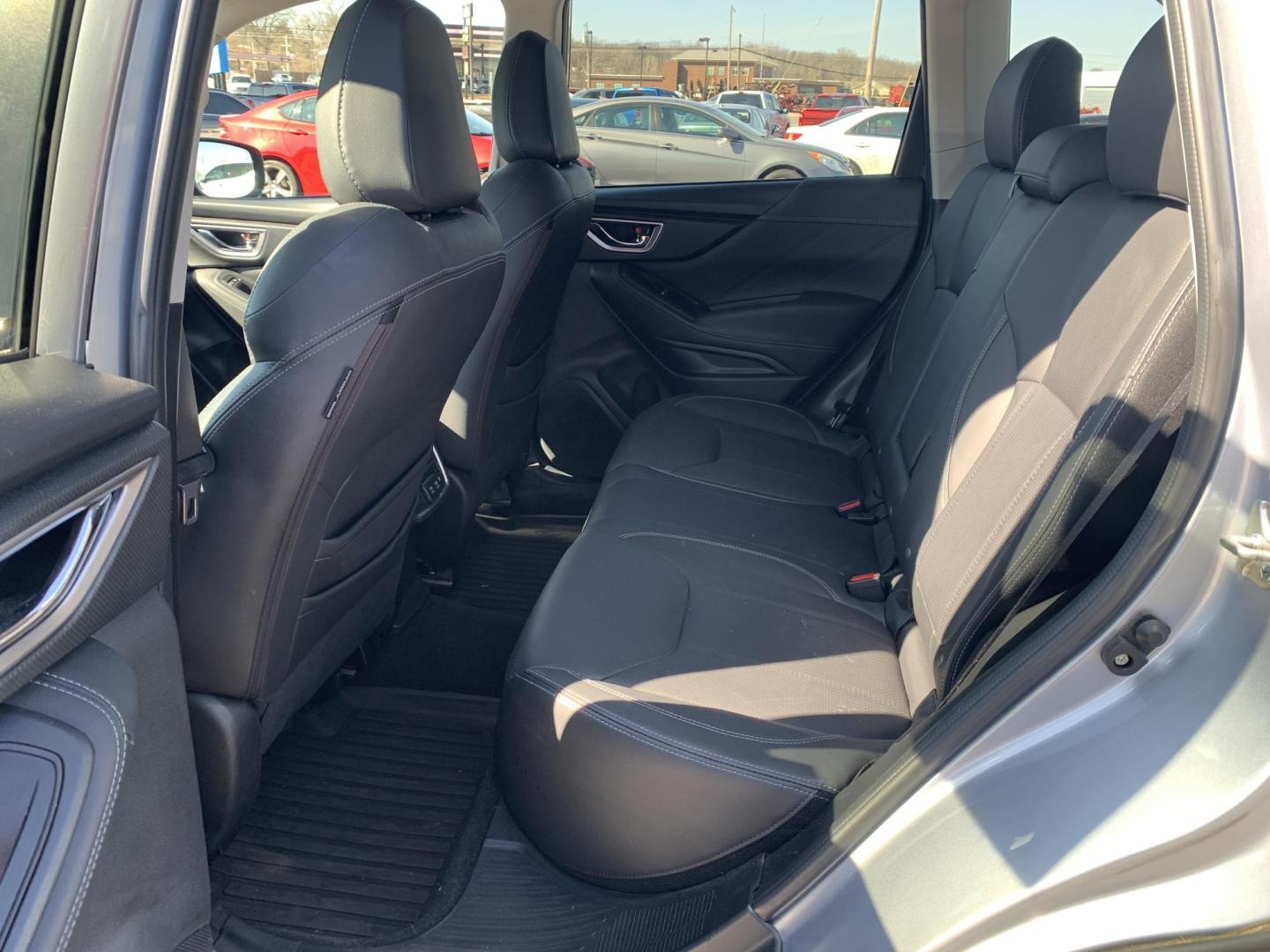 2019 SILVER /BLACK Subaru Forester Touring (JF2SKAWC0KH) with an 2.5L H4 SOHC 16V engine, CVT transmission, located at 506 S. Kingshighway, Cape Girardeau, MO, 63703, (573) 235-5000, 37.294991, -89.553635 - 2019 Subaru Forester Touring 37,xxx miles Alarm System Bluetooth Cruise Control Dual Power Front Seats Folding Rear Seat Hands Free Phone Heated Rear Seats Heated Seats Heated Steering Wheel Integrated Garage Door Opener Leather Seats Navigation System Power Driver's Seat Power Outle - Photo#17