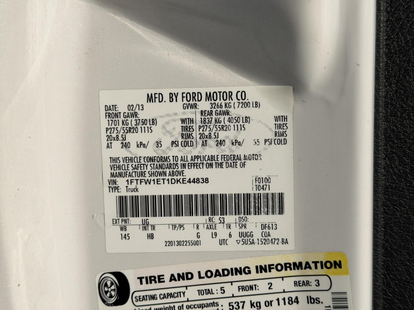 2013 WHITE /Black Ford F-150 Lariat SuperCrew 6.5-ft. Bed 4WD (1FTFW1ET1DK) with an 3.5L V6 TURBO engine, Automatic transmission, located at 2990 Old Orchard Rd., Jackson, MO, 63755, 37.354214, -89.612106 - 2013 Ford F-150 Lariat 159xxx miles 4x4 3.5L V6 Automatic Leather Navigation Power/Heated/Cooled Seats Backup Camera Sunroof Bluetooth Remote Start Cruise Power Windows/Locks/Mirrors We have financing available and we accept trades! Fill out a credit application on our website or come - Photo#51