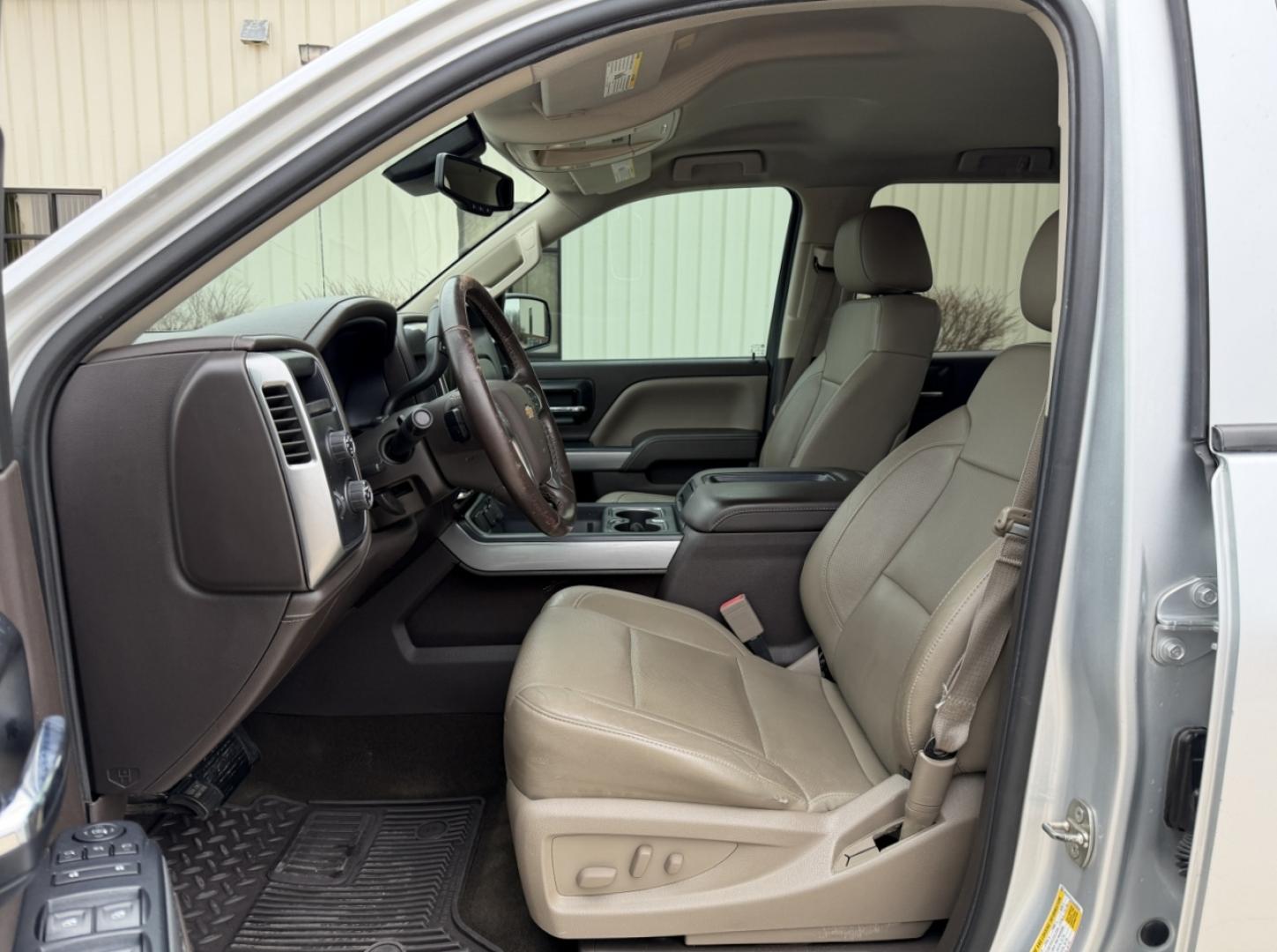 2014 SILVER /Tan Chevrolet Silverado 1500 LTZ Crew Cab 4WD (3GCUKSEC7EG) with an 5.3L V8 engine, Automatic transmission, located at 2990 Old Orchard Rd., Jackson, MO, 63755, 37.354214, -89.612106 - 2014 Chevrolet Silverado 1500 LTZ 174xxx miles 4x4 5.3L V8 Automatic Leather Backup Camera Power/Heated/Cooled Seats Heated Steering Wheel Bluetooth Cruise Power Windows/Locks/Mirrors We have financing available and we accept trades! Fill out a credit application on our website or come b - Photo#14