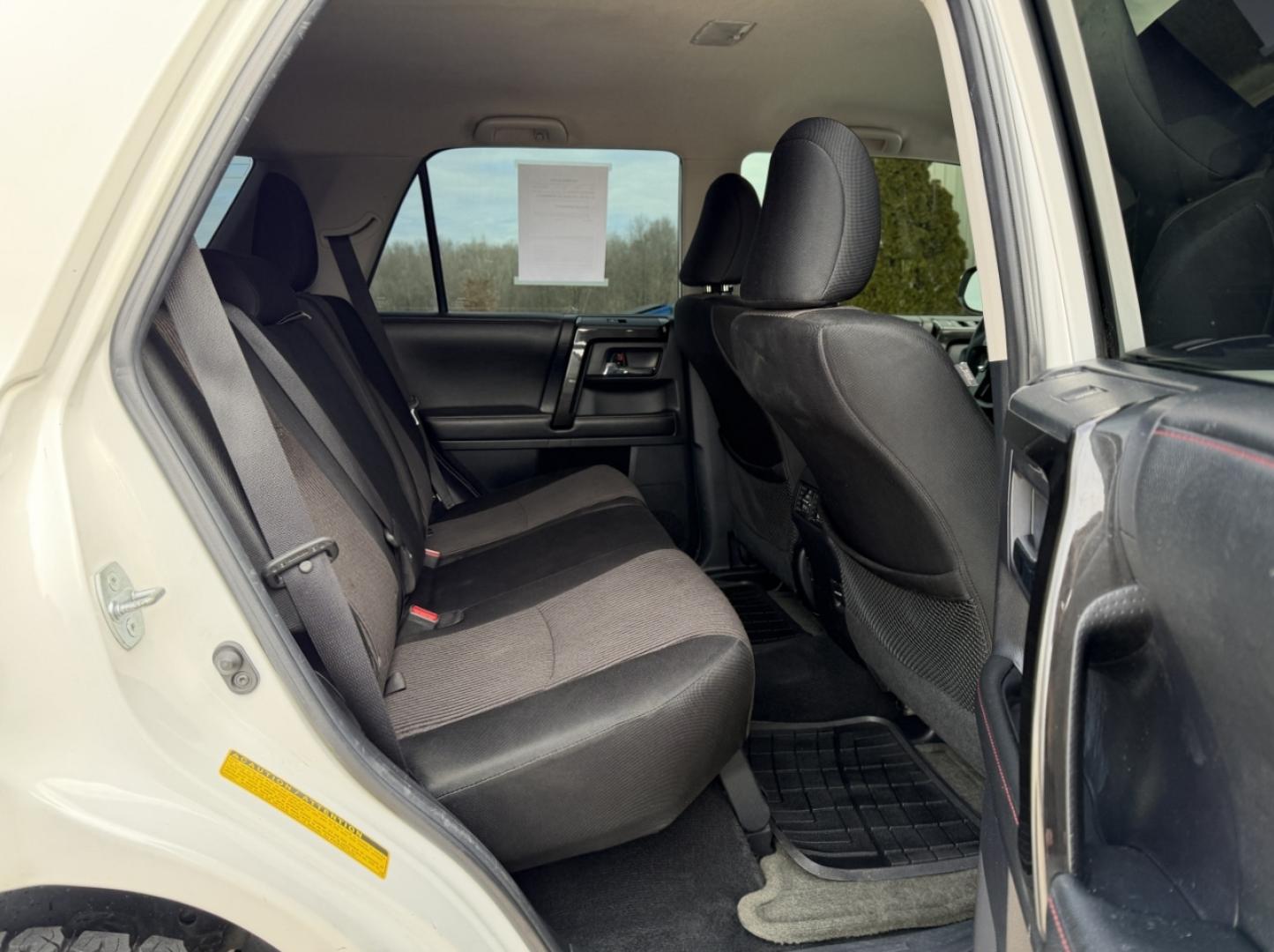 2014 WHITE /Black Toyota 4Runner SR5 4WD (JTEBU5JR4E5) with an 4.0L V6 engine, Automatic transmission, located at 2990 Old Orchard Rd., Jackson, MO, 63755, 37.354214, -89.612106 - 2014 Toyota 4Runner SR5 207xxx miles 4 Wheel Drive 4.0L V6 Automatic Backup Camera Power Driver Seat Bluetooth Cruise Power Windows/Locks/Mirrors We have financing available and we accept trades! Fill out a credit application on our website or come by today! If you have any questions, giv - Photo#17