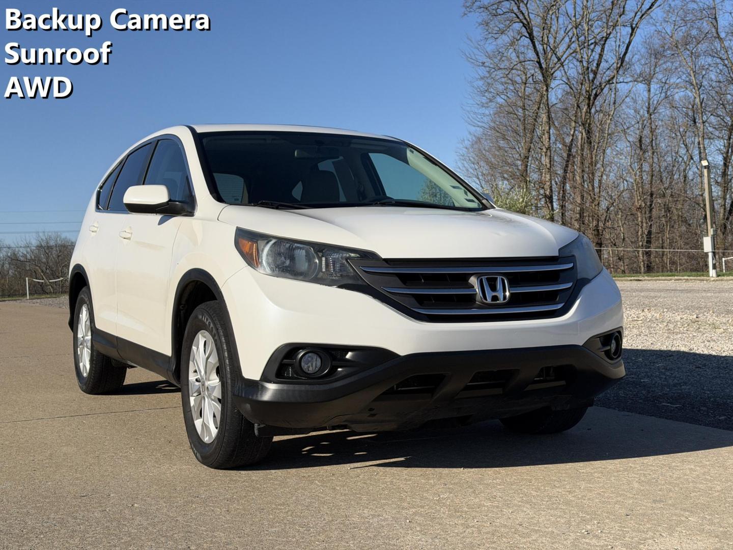 2012 WHITE /Tan Honda CR-V EX (5J6RM4H59CL) with an 2.4L 4 Cyl. engine, Automatic transmission, located at 2990 Old Orchard Rd., Jackson, MO, 63755, 37.354214, -89.612106 - 2012 Honda CR-V EX 237xxx miles All Wheel Drive 2.4L 4 Cyl. Automatic Backup Camera Sunroof Bluetooth Cruise Power Windows/Locks/Mirrors We have financing available and we accept trades! Fill out a credit application on our website or come by today! If you have any questions, give us a ca - Photo#0