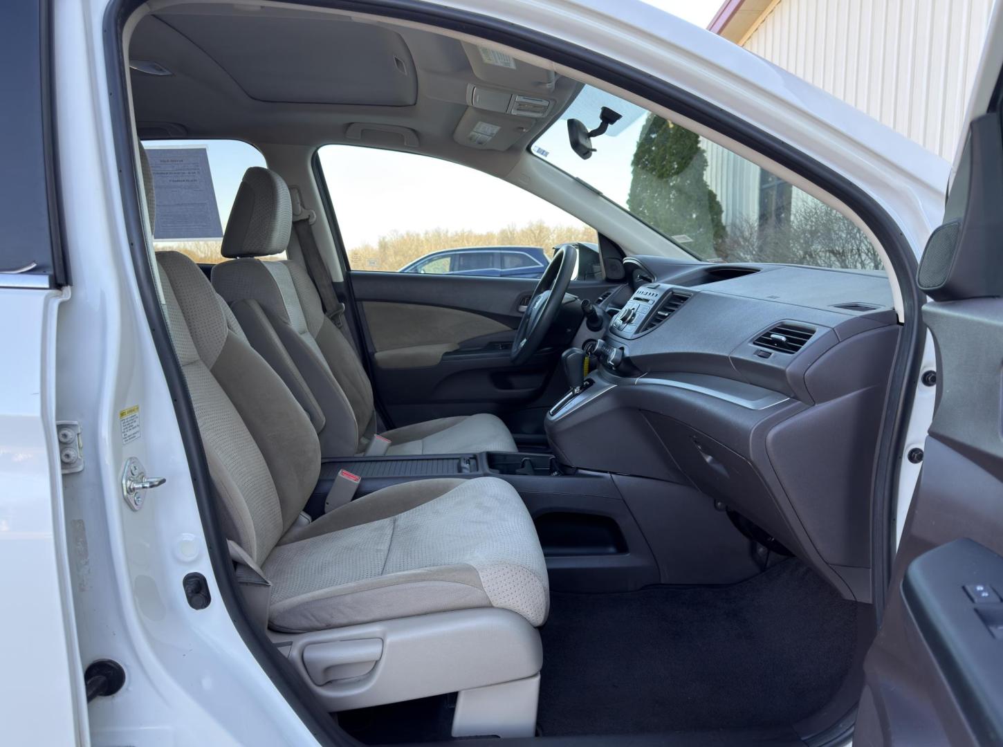 2012 WHITE /Tan Honda CR-V EX (5J6RM4H59CL) with an 2.4L 4 Cyl. engine, Automatic transmission, located at 2990 Old Orchard Rd., Jackson, MO, 63755, 37.354214, -89.612106 - 2012 Honda CR-V EX 237xxx miles All Wheel Drive 2.4L 4 Cyl. Automatic Backup Camera Sunroof Bluetooth Cruise Power Windows/Locks/Mirrors We have financing available and we accept trades! Fill out a credit application on our website or come by today! If you have any questions, give us a ca - Photo#14