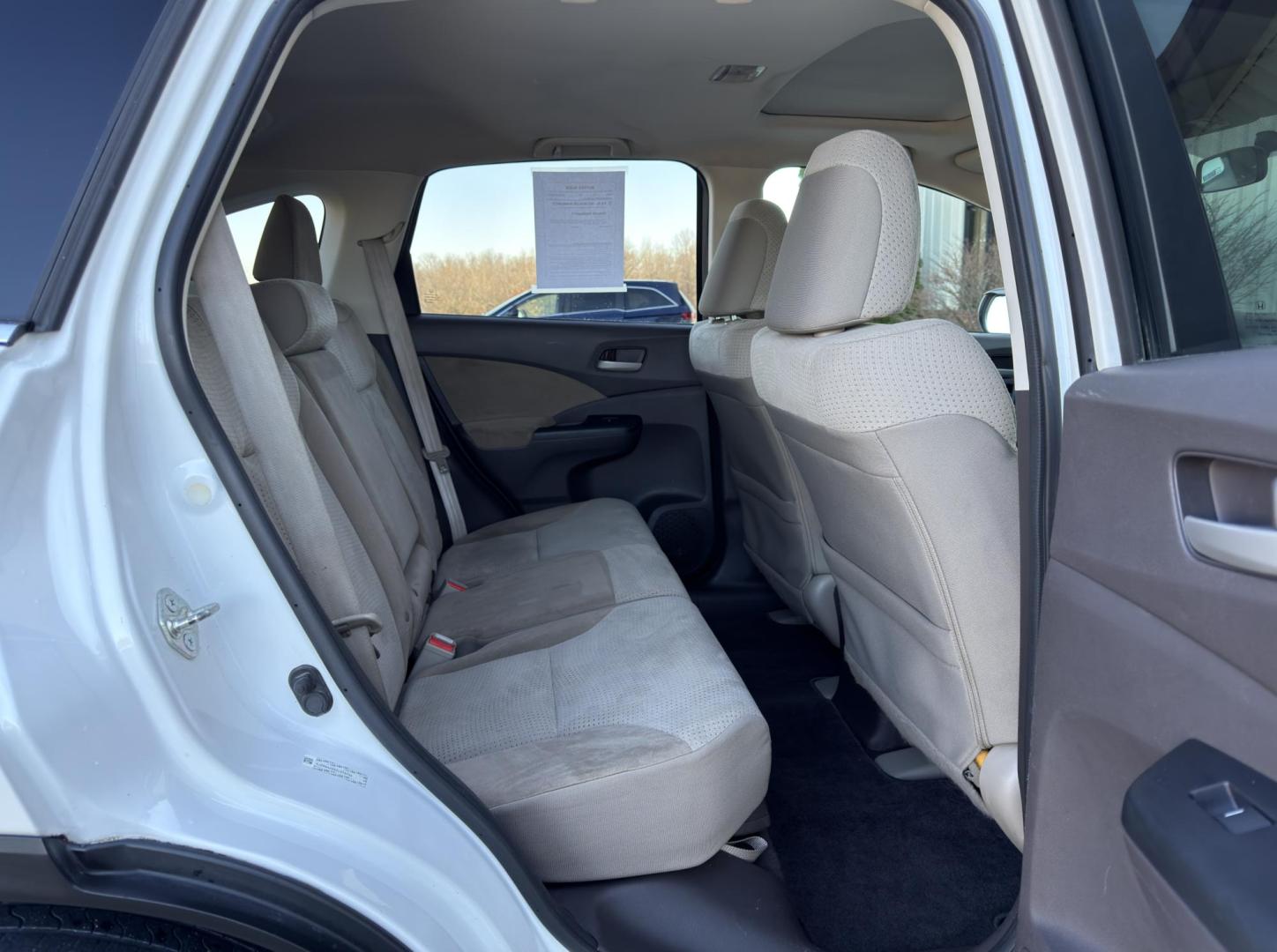 2012 WHITE /Tan Honda CR-V EX (5J6RM4H59CL) with an 2.4L 4 Cyl. engine, Automatic transmission, located at 2990 Old Orchard Rd., Jackson, MO, 63755, 37.354214, -89.612106 - 2012 Honda CR-V EX 237xxx miles All Wheel Drive 2.4L 4 Cyl. Automatic Backup Camera Sunroof Bluetooth Cruise Power Windows/Locks/Mirrors We have financing available and we accept trades! Fill out a credit application on our website or come by today! If you have any questions, give us a ca - Photo#16