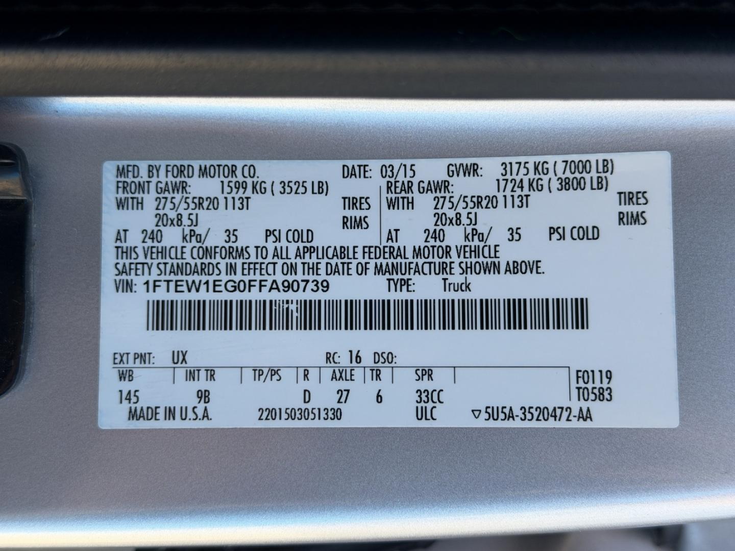2015 WHITE /Black Ford F-150 Platinum (1FTEW1EG0FF) with an 3.5L V6 engine, Automatic transmission, located at 2990 Old Orchard Rd., Jackson, MO, 63755, 37.354214, -89.612106 - 2015 Ford F-150 Platinum 173xxx miles 4x4 3.5L V6 Automatic Leather Navigation Power/Heated/Cooled Seats Heated Rear Seats Heated Steering Wheel Backup Camera Sunroof Power Running Boards Bluetooth Remote Start Cruise Power Windows/Locks/Mirrors We have financing available and we ac - Photo#58
