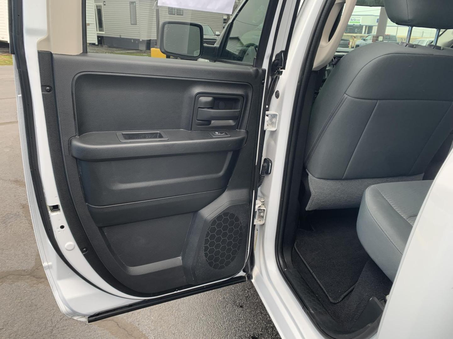 2019 WHITE /GRAY RAM 1500 Tradesman Quad Cab 4WD (1C6RR7FTXKS) with an 5.7L V8 OHV 16V engine, Automatic transmission, located at 506 S. Kingshighway, Cape Girardeau, MO, 63703, (573) 235-5000, 37.294991, -89.553635 - 2019 Ram 1500 Classic Only 66,xxx miles 4x4 Alarm System Cloth Seats Cruise Control Folding Rear Seat Power Outlet Power Windows Remote Keyless Entry Tilt Steering Wheel We have financing available and we accept trades! Fill out a credit application on our website or come by today! If - Photo#13