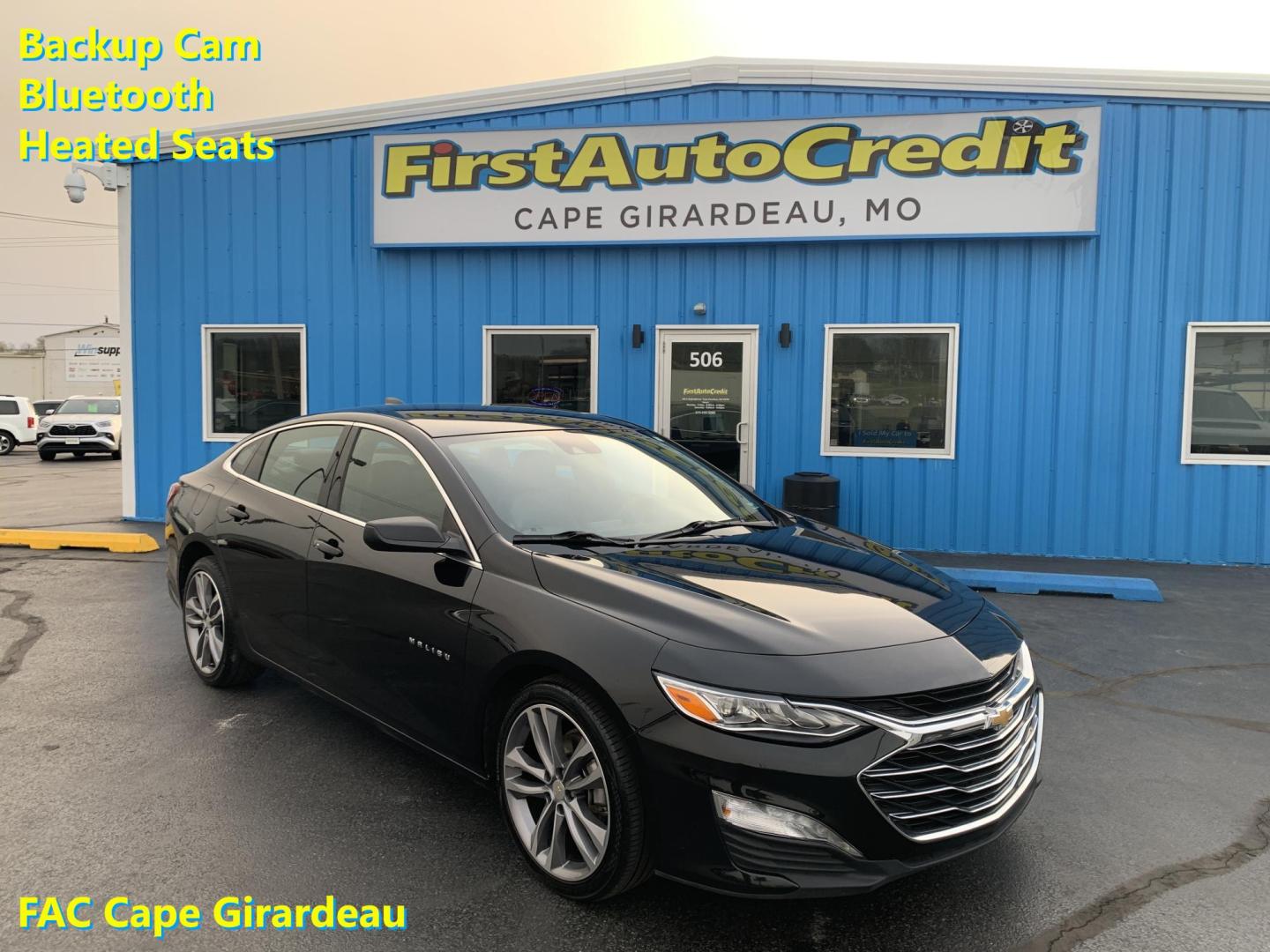 2024 BLACK /BLACK Chevrolet Malibu 2LT (1G1ZE5ST9RF) with an 1.5L L4 DOHC 16V engine, Automatic transmission, located at 506 S. Kingshighway, Cape Girardeau, MO, 63703, (573) 235-5000, 37.294991, -89.553635 - 2024 Chevrolet Malibu 2LT 57,XXX MILES Alarm System Bluetooth Cruise Control Dual Power Front Seats Heated Seats Heated Steering Wheel Integrated Garage Door Opener Interior Ambient Lighting Leather Seats Power Driver's Seat Power Windows Rear Window Defroster Remote Engine Start Stee - Photo#0