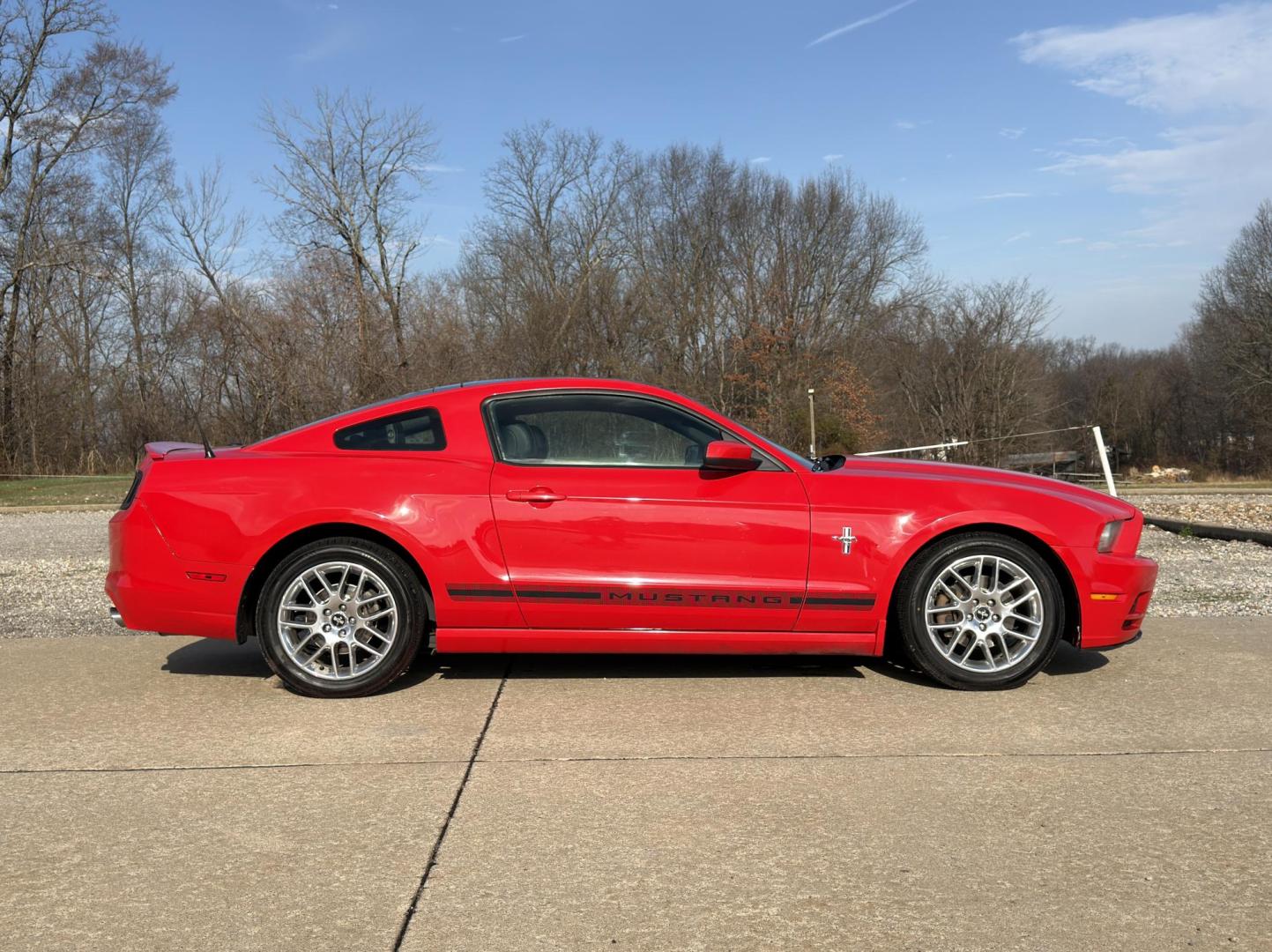 2014 RED /Black Ford Mustang V6 Coupe (1ZVBP8AMXE5) with an 3.7L V6 engine, Automatic transmission, located at 2990 Old Orchard Rd., Jackson, MO, 63755, 37.354214, -89.612106 - 2014 Ford Mustang Premium 165xxx miles Rear Wheel Drive 3.7L V6 Automatic Leather Power Driver Seat Bluetooth Cruise Power Windows/Locks/Mirrors We have financing available and we accept trades! Fill out a credit application on our website or come by today! If you have any questions, give - Photo#6