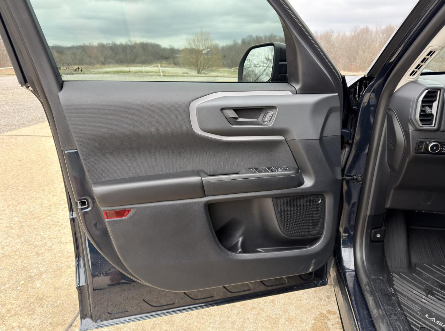 2023 NAVY /Black Ford Bronco Sport Big Bend (3FMCR9B68PR) with an 1.5L 3 Cyl. engine, Automatic transmission, located at 2990 Old Orchard Rd., Jackson, MO, 63755, 37.354214, -89.612106 - 2023 Ford Bronco Big Bend 31xxx miles 4 Wheel Drive 1.5L 3 Cyl. Automatic Backup Camera Power Driver Seat Heated Seats Bluetooth Cruise Power Windows/Locks/Mirrors We have financing available and we accept trades! Fill out a credit application on our website or come by today! If you have - Photo#12