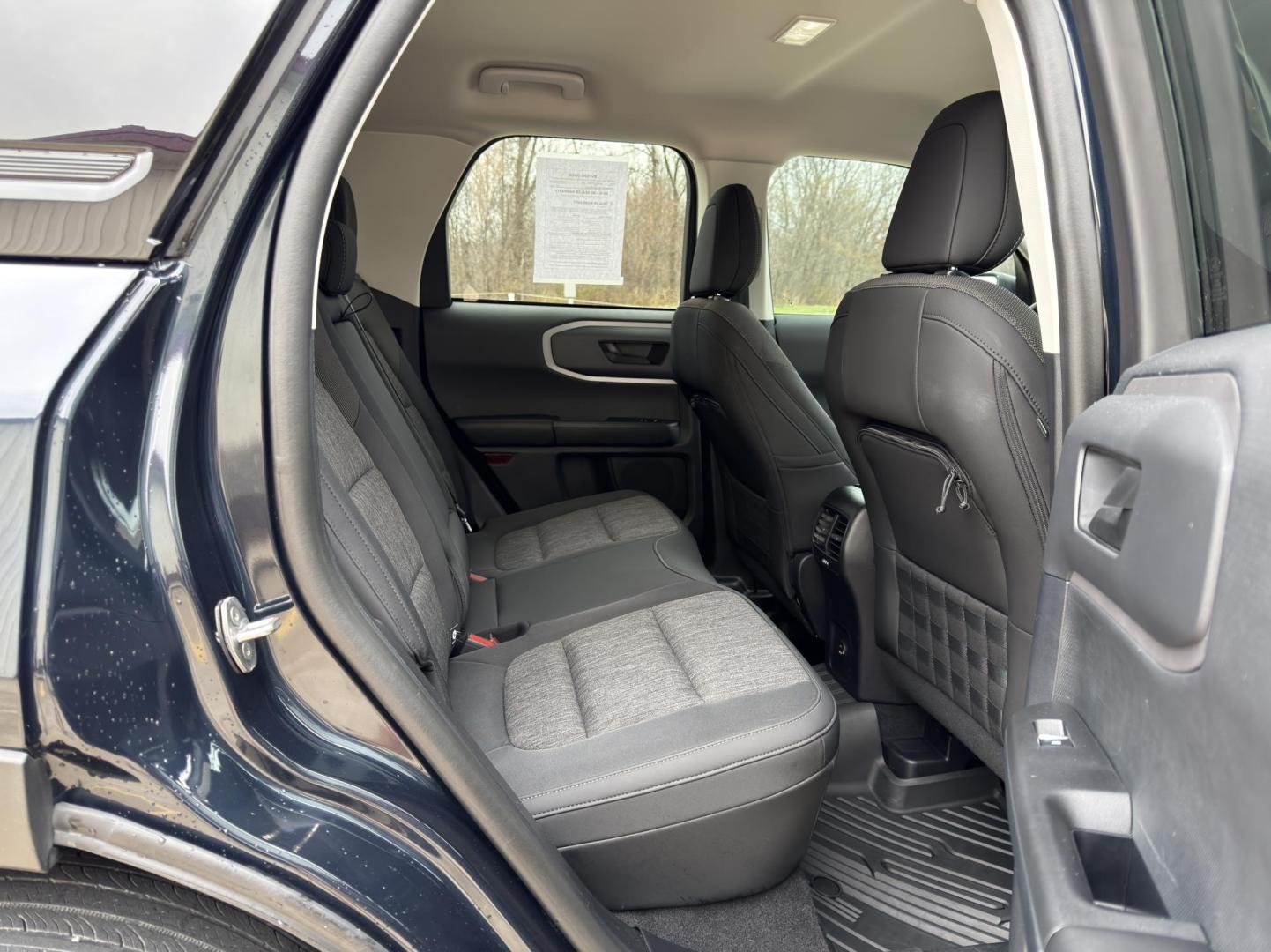 2023 NAVY /Black Ford Bronco Sport Big Bend (3FMCR9B68PR) with an 1.5L 3 Cyl. engine, Automatic transmission, located at 2990 Old Orchard Rd., Jackson, MO, 63755, 37.354214, -89.612106 - 2023 Ford Bronco Big Bend 31xxx miles 4 Wheel Drive 1.5L 3 Cyl. Automatic Backup Camera Power Driver Seat Heated Seats Bluetooth Cruise Power Windows/Locks/Mirrors We have financing available and we accept trades! Fill out a credit application on our website or come by today! If you have - Photo#17