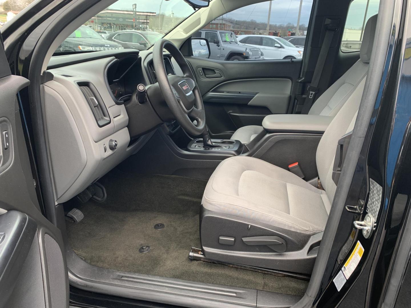 2015 BLACK /BLACK GMC Canyon Base Ext. Cab 2WD (1GTH5AEAXF1) with an 2.5L L4 DOHC 24V engine, Automatic transmission, located at 506 S. Kingshighway, Cape Girardeau, MO, 63703, (573) 235-5000, 37.294991, -89.553635 - 2015 GMC Canyon 125,xxx miles Automatic Ext. Cab Cruise Power Windows/Locks/Mirrors Keyless Entry We have financing available and we accept trades! Fill out a credit application on our website or come by today! If you have any questions, give us a call at (573) 235-5000 or visit our websit - Photo#14