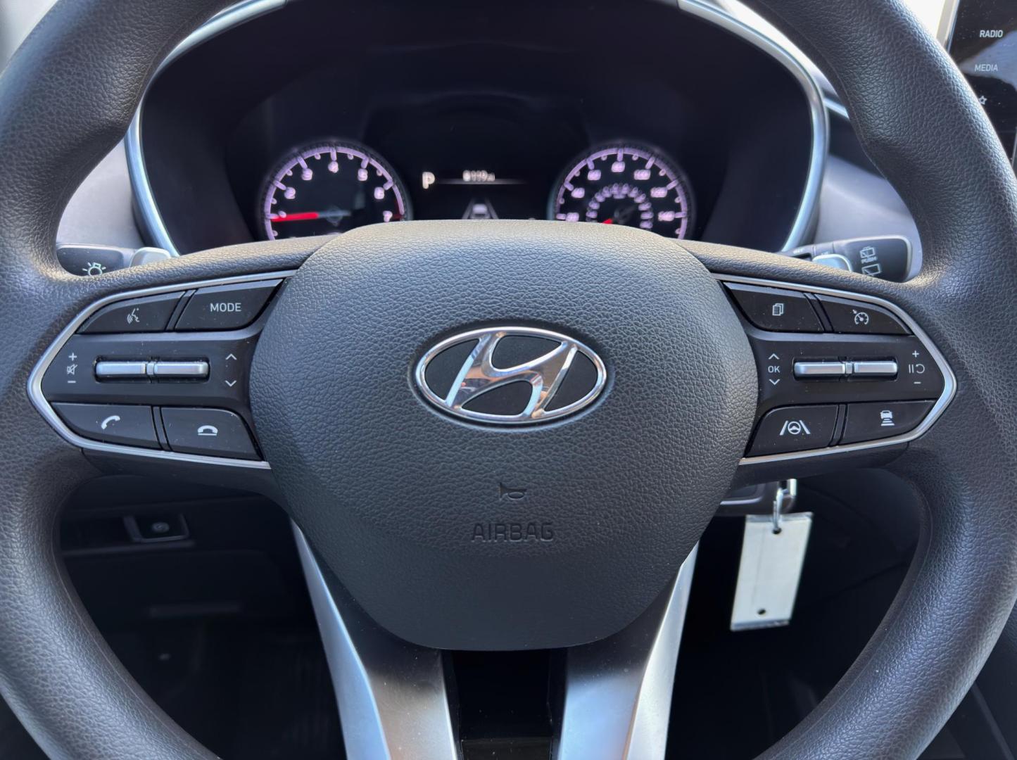 2023 GRAY /Gray Hyundai Santa Fe SE AWD (5NMS1DAJ9PH) with an 2.5L 4 Cyl. engine, Automatic transmission, located at 2990 Old Orchard Rd., Jackson, MO, 63755, 37.354214, -89.612106 - 2023 Hyundai Santa FE SE 1-Owner 107xxx miles All Wheel Drive 2.5L 4 Cyl. Automatic Backup Camera Bluetooth Cruise Power Windows/Locks/Mirrors We have financing available and we accept trades! Fill out a credit application on our website or come by today! If you have any questions, give u - Photo#21