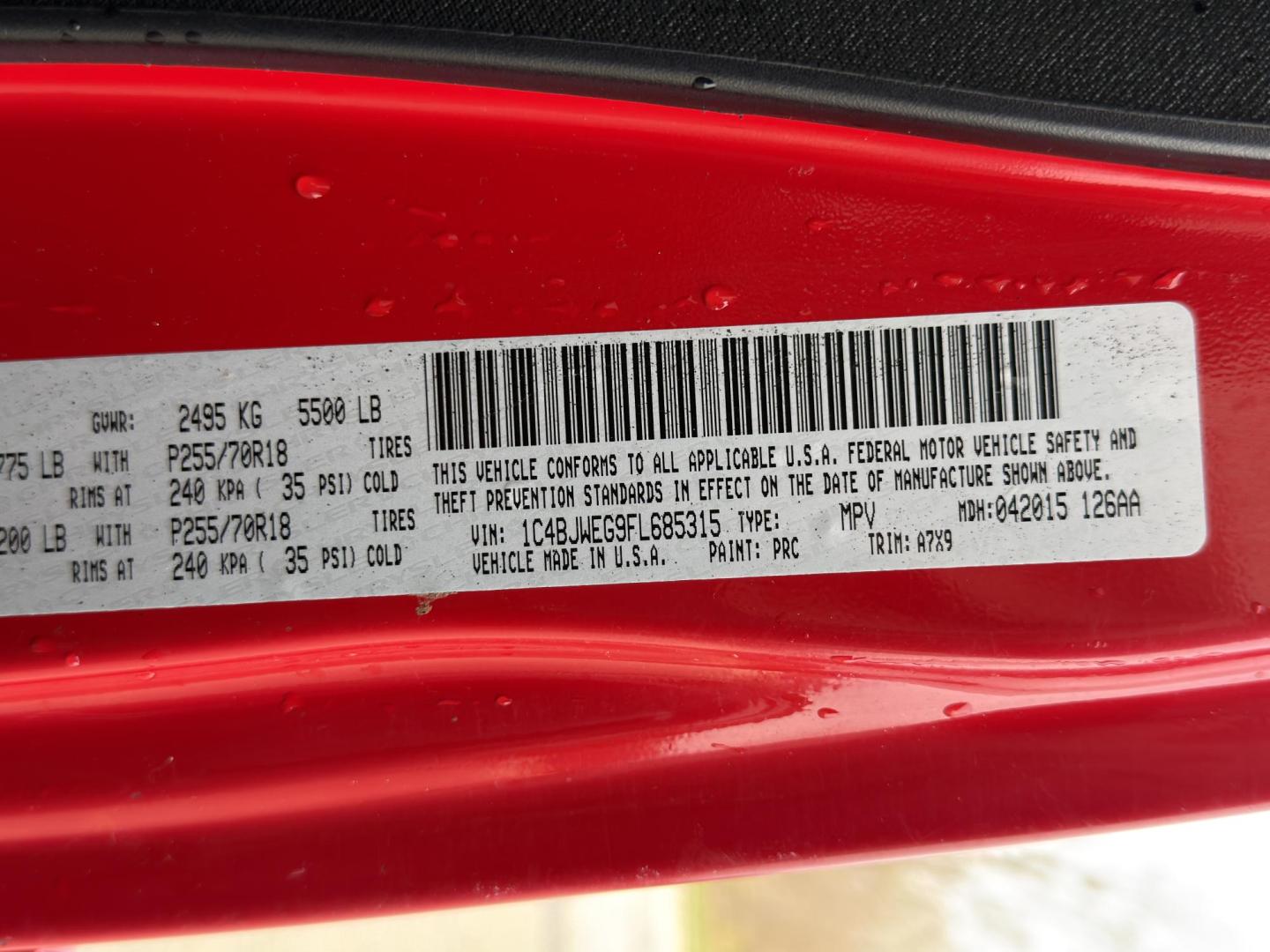 2015 RED /Black Jeep Wrangler Unlimited Sahara 4WD (1C4BJWEG9FL) with an 3.6L V6 engine, Automatic transmission, located at 2990 Old Orchard Rd., Jackson, MO, 63755, 37.354214, -89.612106 - 2015 Jeep Wrangler Unlimited Sahara 127xxx miles 4x4 3.6L V6 Automatic Navigation Bluetooth Remote Start Cruise Power Windows/Locks/Mirrors We have financing available and we accept trades! Fill out a credit application on our website or come by today! If you have any questions, give us a - Photo#43