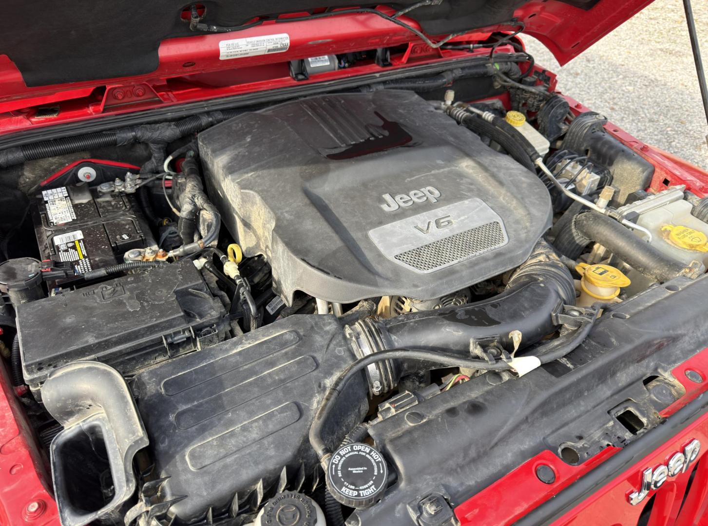 2015 RED /Black Jeep Wrangler Unlimited Sahara 4WD (1C4BJWEG9FL) with an 3.6L V6 engine, Automatic transmission, located at 2990 Old Orchard Rd., Jackson, MO, 63755, 37.354214, -89.612106 - 2015 Jeep Wrangler Unlimited Sahara 127xxx miles 4x4 3.6L V6 Automatic Navigation Bluetooth Remote Start Cruise Power Windows/Locks/Mirrors We have financing available and we accept trades! Fill out a credit application on our website or come by today! If you have any questions, give us a - Photo#28