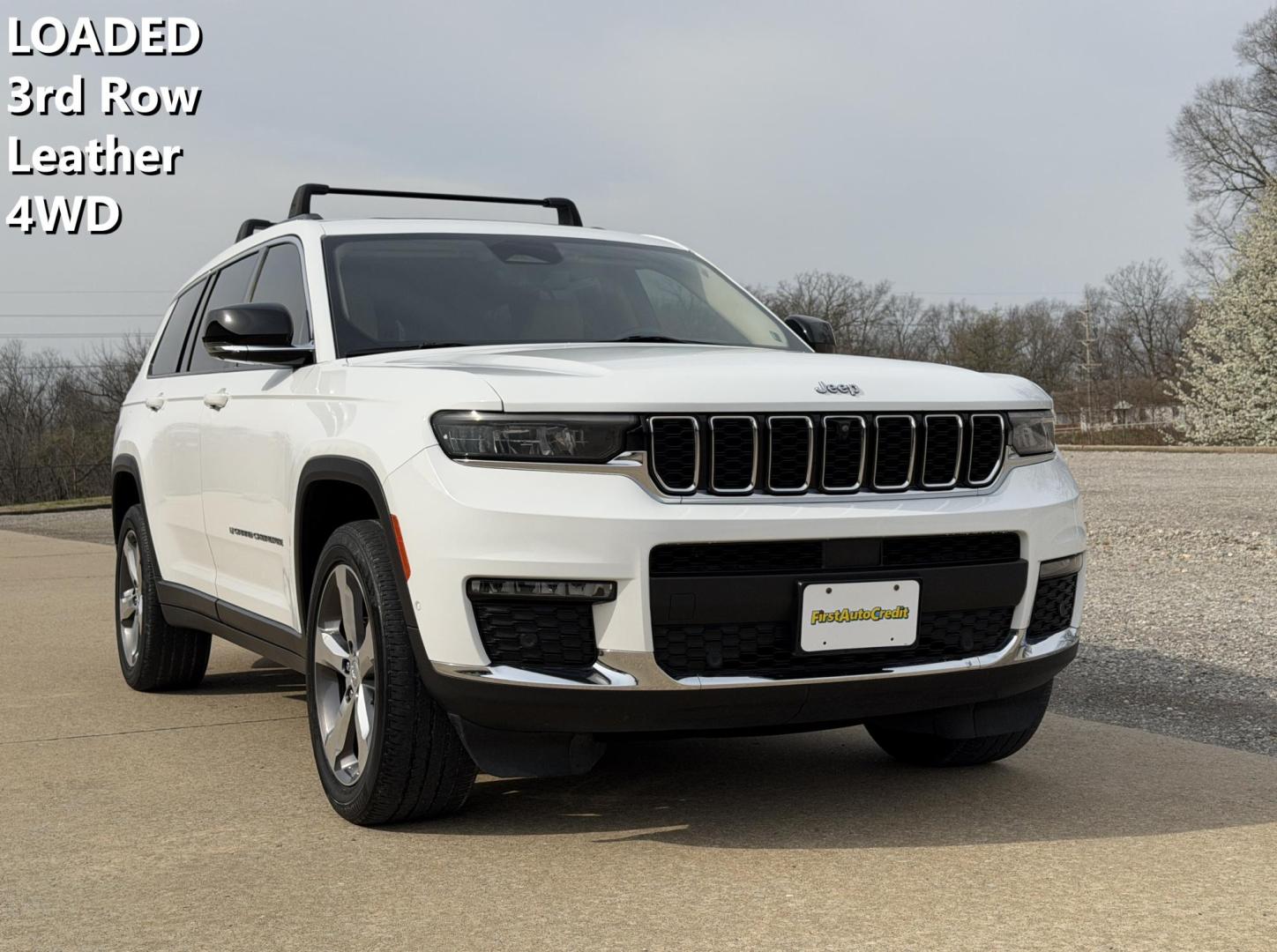 2021 WHITE /Tan Jeep Grand Cherokee Limited 4WD (1C4RJKBG1M8) with an 3.6L V6 engine, Automatic transmission, located at 2990 Old Orchard Rd., Jackson, MO, 63755, 37.354214, -89.612106 - 2021 Jeep Grand Cherokee L Limited 59xxx miles 4 Wheel Drive 3.6L V6 Automatic Leather 3rd Row Navigation Power/Heated/Cooled Seats Heated Rear Seats Heated Steering Wheel Backup Camera Sunroof Bluetooth Remote Start Cruise Power Windows/Locks/Mirrors We have financing available and - Photo#0