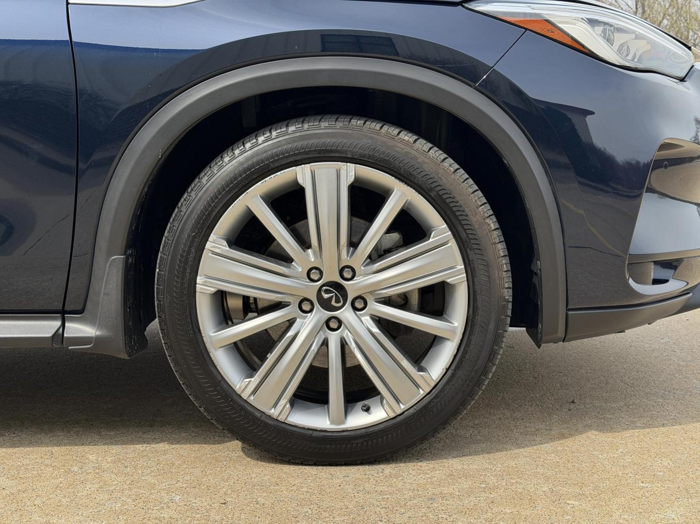 2020 BLUE /Black Infiniti QX50 PURE AWD (3PCAJ5M34LF) with an 2.0L 4 Cyl. engine, CVT transmission, located at 2990 Old Orchard Rd., Jackson, MO, 63755, 37.354214, -89.612106 - 2020 Infiniti QX50 Pure 1-Owner 47xxx miles All Wheel Drive 2.0L 4 Cyl. Automatic Leather Navigation Power/Heated/Cooled Seats Backup Camera Sunroof Bluetooth Remote Start Cruise Power Windows/Locks/Mirrors We have financing available and we accept trades! Fill out a credit applicatio - Photo#42