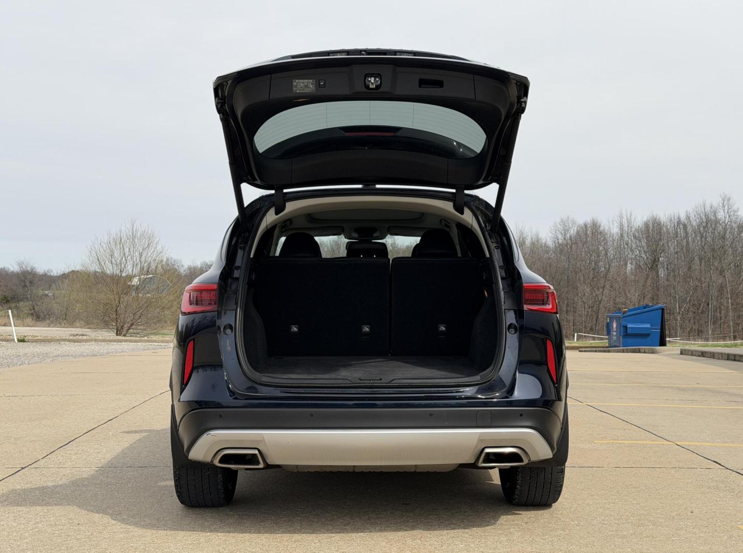 2020 BLUE /Black Infiniti QX50 PURE AWD (3PCAJ5M34LF) with an 2.0L 4 Cyl. engine, CVT transmission, located at 2990 Old Orchard Rd., Jackson, MO, 63755, 37.354214, -89.612106 - 2020 Infiniti QX50 Pure 1-Owner 47xxx miles All Wheel Drive 2.0L 4 Cyl. Automatic Leather Navigation Power/Heated/Cooled Seats Backup Camera Sunroof Bluetooth Remote Start Cruise Power Windows/Locks/Mirrors We have financing available and we accept trades! Fill out a credit applicatio - Photo#21