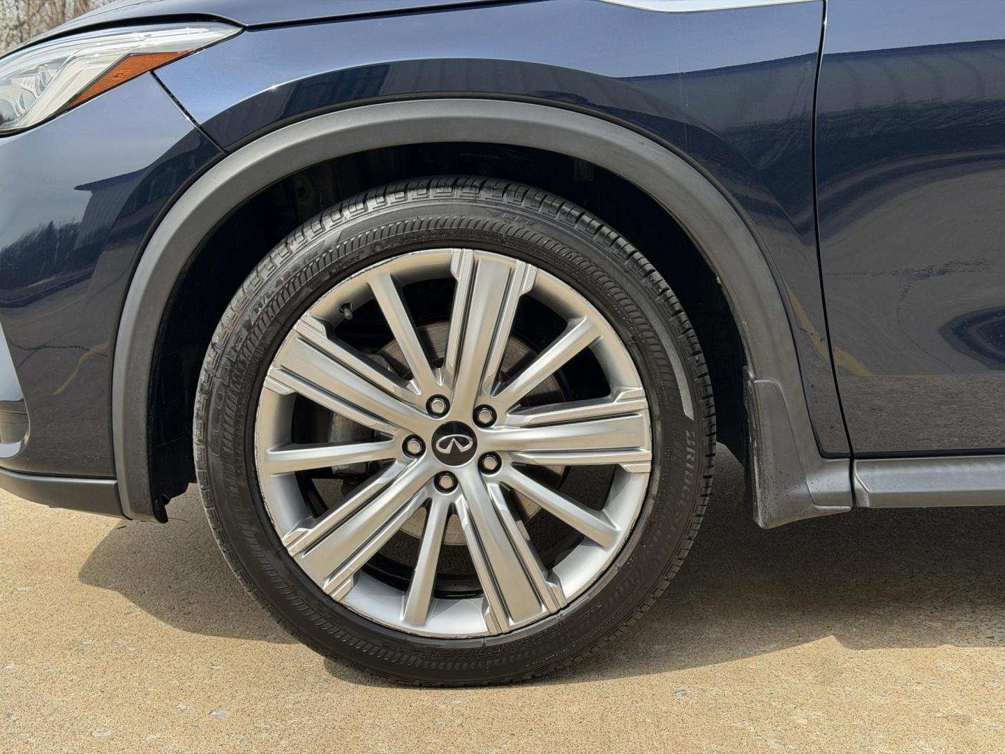 2020 BLUE /Black Infiniti QX50 PURE AWD (3PCAJ5M34LF) with an 2.0L 4 Cyl. engine, CVT transmission, located at 2990 Old Orchard Rd., Jackson, MO, 63755, 37.354214, -89.612106 - 2020 Infiniti QX50 Pure 1-Owner 47xxx miles All Wheel Drive 2.0L 4 Cyl. Automatic Leather Navigation Power/Heated/Cooled Seats Backup Camera Sunroof Bluetooth Remote Start Cruise Power Windows/Locks/Mirrors We have financing available and we accept trades! Fill out a credit applicatio - Photo#39