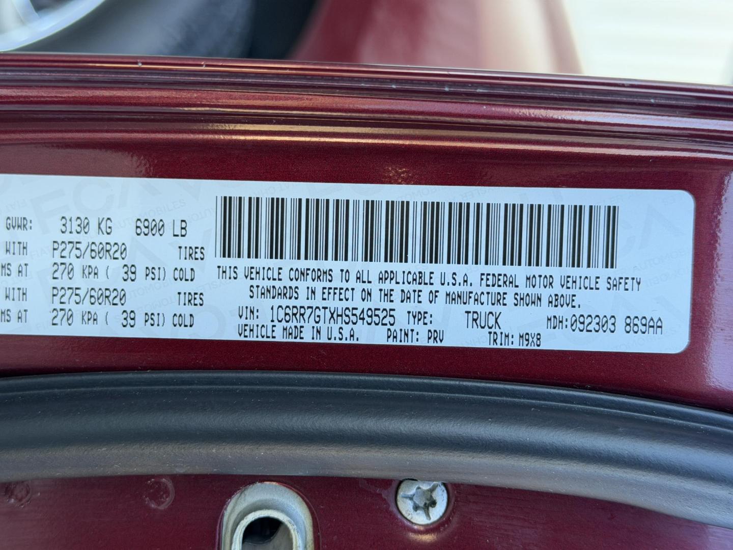 2017 MAROON /Gray RAM 1500 Big Horn Quad Cab 4WD (1C6RR7GTXHS) with an 5.7L V8 HEMI engine, Automatic transmission, located at 2990 Old Orchard Rd., Jackson, MO, 63755, 37.354214, -89.612106 - 2017 Ram 1500 Big Horn 103xxx miles 4x4 5.7L V8 HEMI Automatic Navigation Backup Camera Power Driver Seat Heated Seats Heated Steering Wheel Bluetooth Remote Start Cruise Power Windows/Locks/Mirrors We have financing available and we accept trades! Fill out a credit application on our - Photo#51