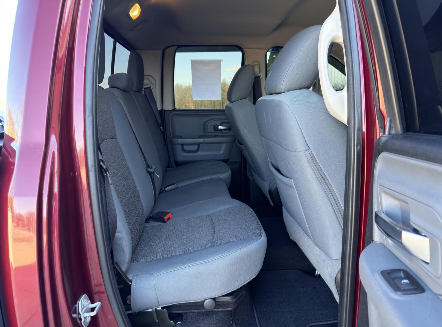 2017 MAROON /Gray RAM 1500 Big Horn Quad Cab 4WD (1C6RR7GTXHS) with an 5.7L V8 HEMI engine, Automatic transmission, located at 2990 Old Orchard Rd., Jackson, MO, 63755, 37.354214, -89.612106 - 2017 Ram 1500 Big Horn 103xxx miles 4x4 5.7L V8 HEMI Automatic Navigation Backup Camera Power Driver Seat Heated Seats Heated Steering Wheel Bluetooth Remote Start Cruise Power Windows/Locks/Mirrors We have financing available and we accept trades! Fill out a credit application on our - Photo#20