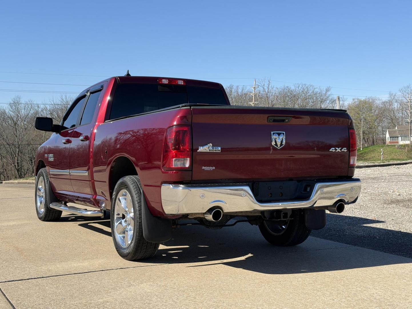 2017 MAROON /Gray RAM 1500 Big Horn Quad Cab 4WD (1C6RR7GTXHS) with an 5.7L V8 HEMI engine, Automatic transmission, located at 2990 Old Orchard Rd., Jackson, MO, 63755, 37.354214, -89.612106 - 2017 Ram 1500 Big Horn 103xxx miles 4x4 5.7L V8 HEMI Automatic Navigation Backup Camera Power Driver Seat Heated Seats Heated Steering Wheel Bluetooth Remote Start Cruise Power Windows/Locks/Mirrors We have financing available and we accept trades! Fill out a credit application on our - Photo#12