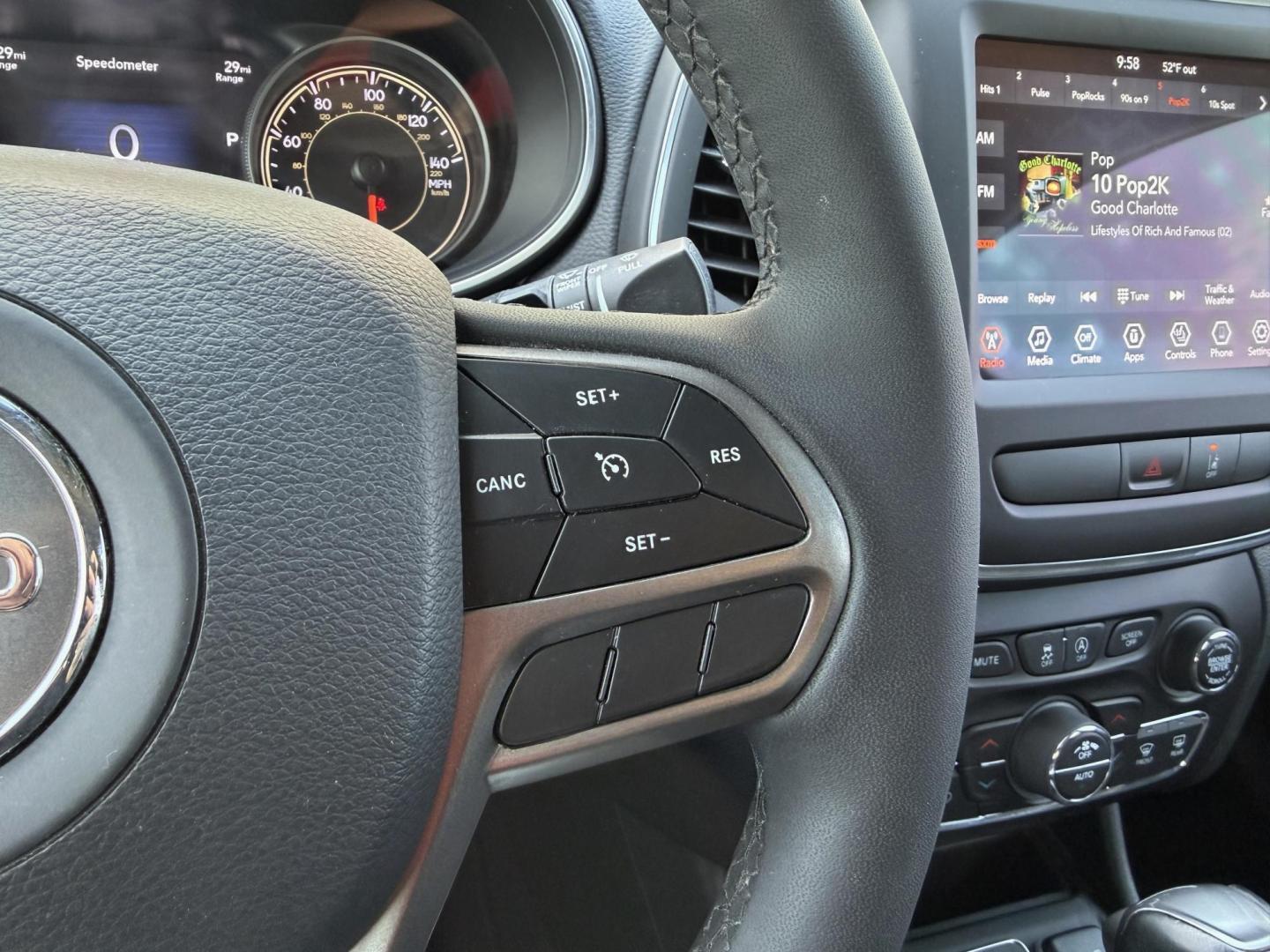 2022 BLACK /Black Jeep Cherokee Latitude Lux 4WD (1C4PJMMX2ND) with an 3.2L V6 engine, Automatic transmission, located at 2990 Old Orchard Rd., Jackson, MO, 63755, 37.354214, -89.612106 - 2022 Jeep Cherokee Latitude LUX 1-Owner 34xxx miles 4 Wheel Drive 3.2L V6 Automatic Leather Backup Camera Power/Heated Seats Heated Steering Wheel Bluetooth Remote Start Cruise Power Windows/Locks/Mirrors We have financing available and we accept trades! Fill out a credit application o - Photo#24