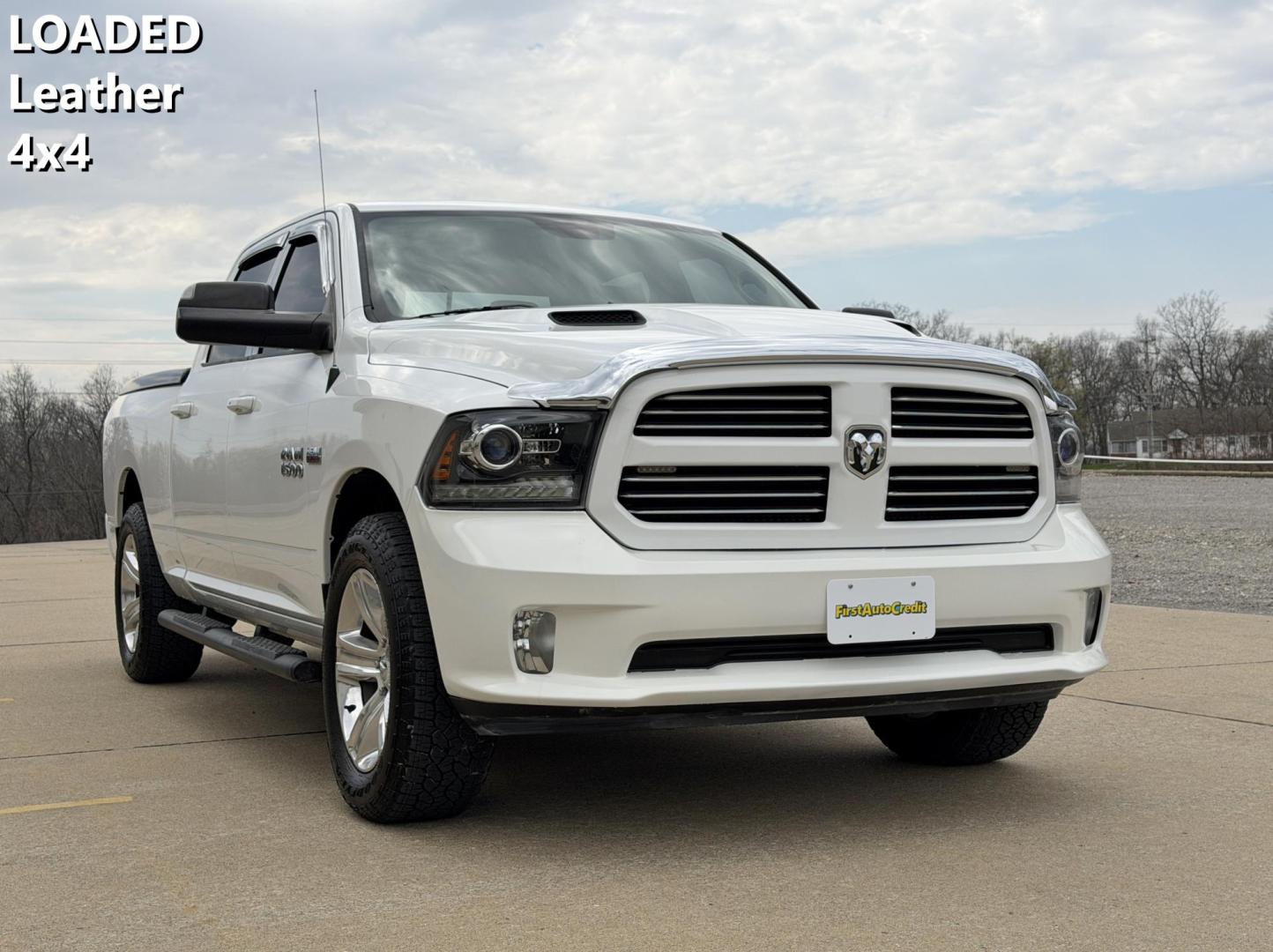 2017 WHITE /Black RAM 1500 Sport Crew Cab LWB 4WD (1C6RR7UT2HS) with an 5.7L V8 HEMI engine, Automatic transmission, located at 2990 Old Orchard Rd., Jackson, MO, 63755, 37.354214, -89.612106 - 2017 Ram 1500 Sport 142xxx miles 4x4 5.7L V8 HEMI Automatic Leather Navigation Power/Heated/Cooled Seats Heated Steering Wheel Backup Camera Sunroof Bluetooth Remote Start Cruise Power Windows/Locks/Mirrors We have financing available and we accept trades! Fill out a credit applicatio - Photo#0
