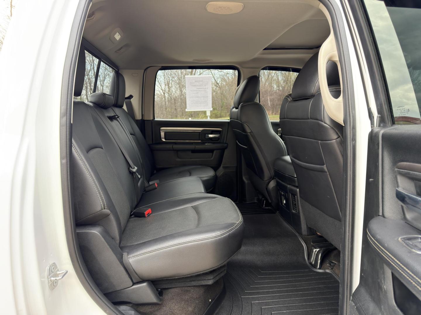 2017 WHITE /Black RAM 1500 Sport Crew Cab LWB 4WD (1C6RR7UT2HS) with an 5.7L V8 HEMI engine, Automatic transmission, located at 2990 Old Orchard Rd., Jackson, MO, 63755, 37.354214, -89.612106 - 2017 Ram 1500 Sport 142xxx miles 4x4 5.7L V8 HEMI Automatic Leather Navigation Power/Heated/Cooled Seats Heated Steering Wheel Backup Camera Sunroof Bluetooth Remote Start Cruise Power Windows/Locks/Mirrors We have financing available and we accept trades! Fill out a credit applicatio - Photo#21