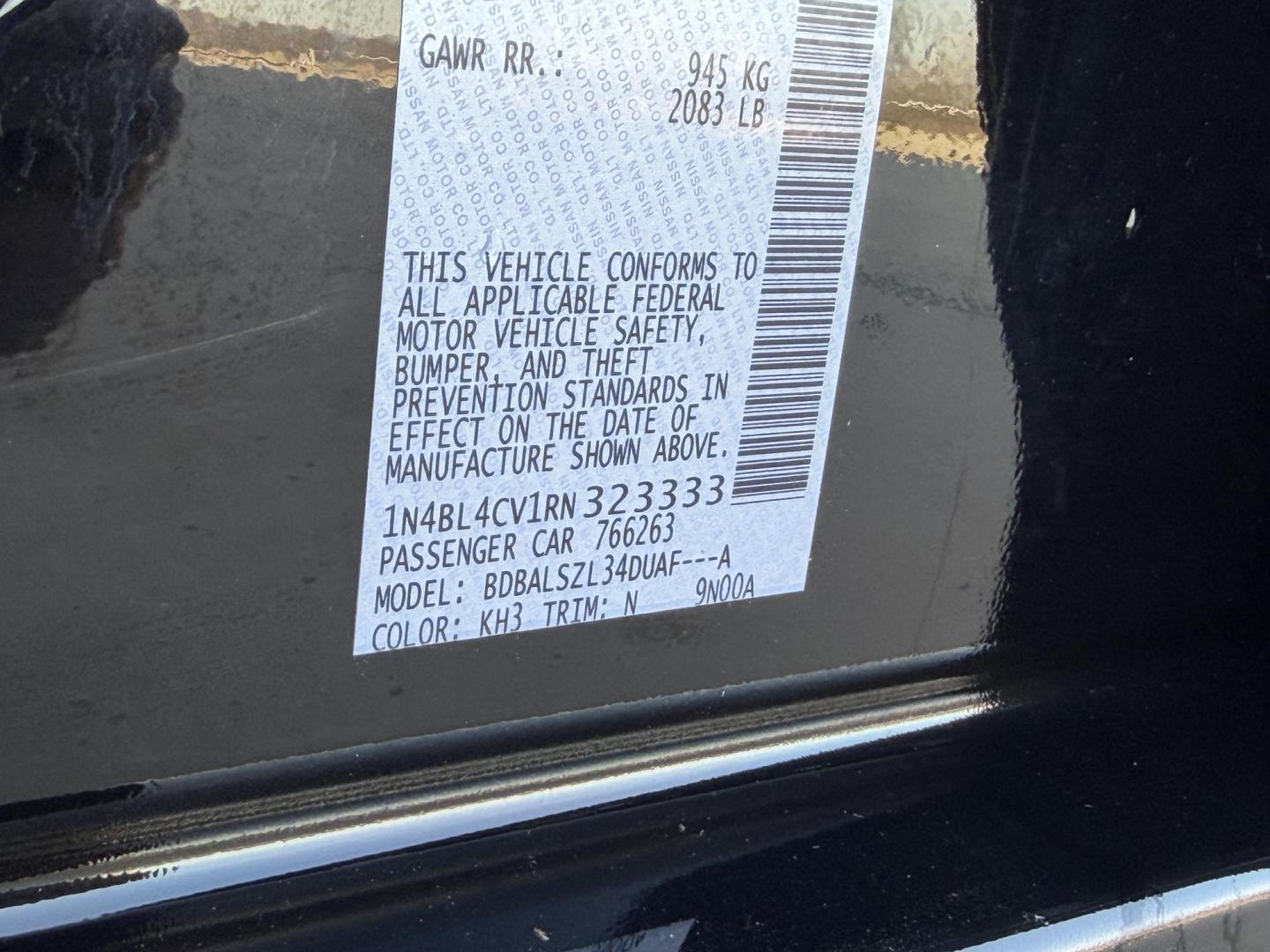 2024 BLACK /Black Nissan Altima 2.5 SR (1N4BL4CV1RN) with an 2.5L 4 Cyl. engine, CVT transmission, located at 2990 Old Orchard Rd., Jackson, MO, 63755, 37.354214, -89.612106 - 2024 Nissan Altima 2.5 SR 1-Owner 49xxx miles Front Wheel Drive 2.5L 4 Cyl. Automatic Leather Navigation Power/Heated Seats Backup Camera Sunroof Bluetooth Remote Start Cruise Power Windows/Locks/Mirrors We have financing available and we accept trades! Fill out a credit application o - Photo#42