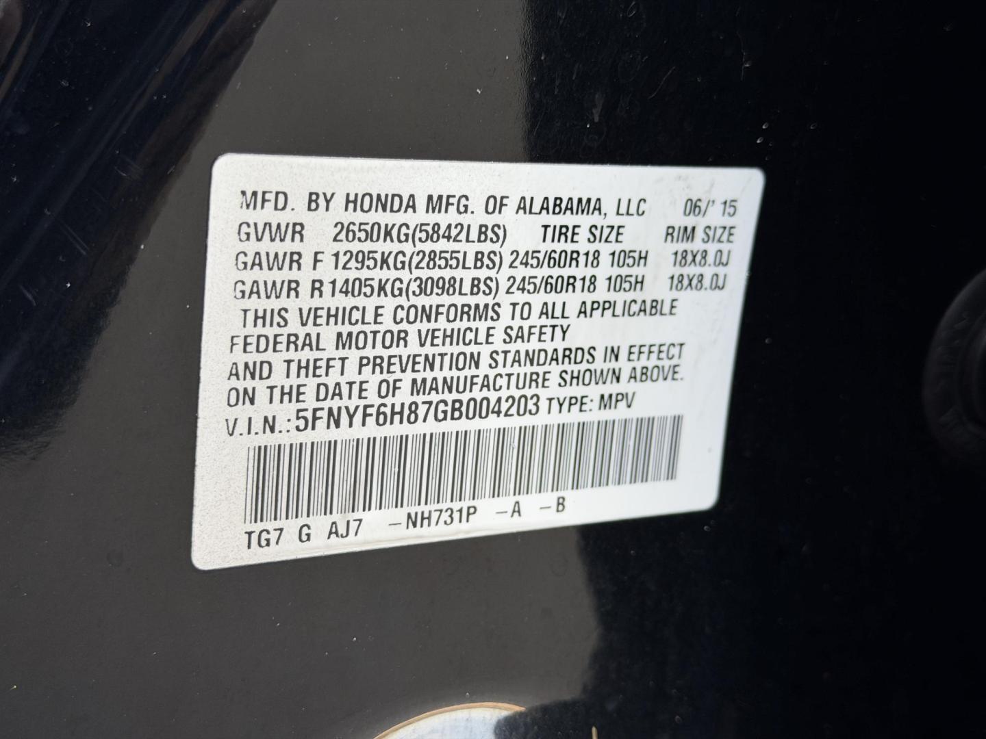 2016 BLACK /Black Honda Pilot EX-L AWD (5FNYF6H87GB) with an 3.5L V6 engine, Automatic transmission, located at 2990 Old Orchard Rd., Jackson, MO, 63755, 37.354214, -89.612106 - 2016 Honda Pilot EX-L 119xxx miles All Wheel Drive 3.5L V6 Automatic Leather 3rd Row Rear Entertainment Backup Camera Power/Heated Seats Sunroof Bluetooth Remote Start Cruise Power Windows/Locks/Mirrors We have financing available and we accept trades! Fill out a credit application on - Photo#56