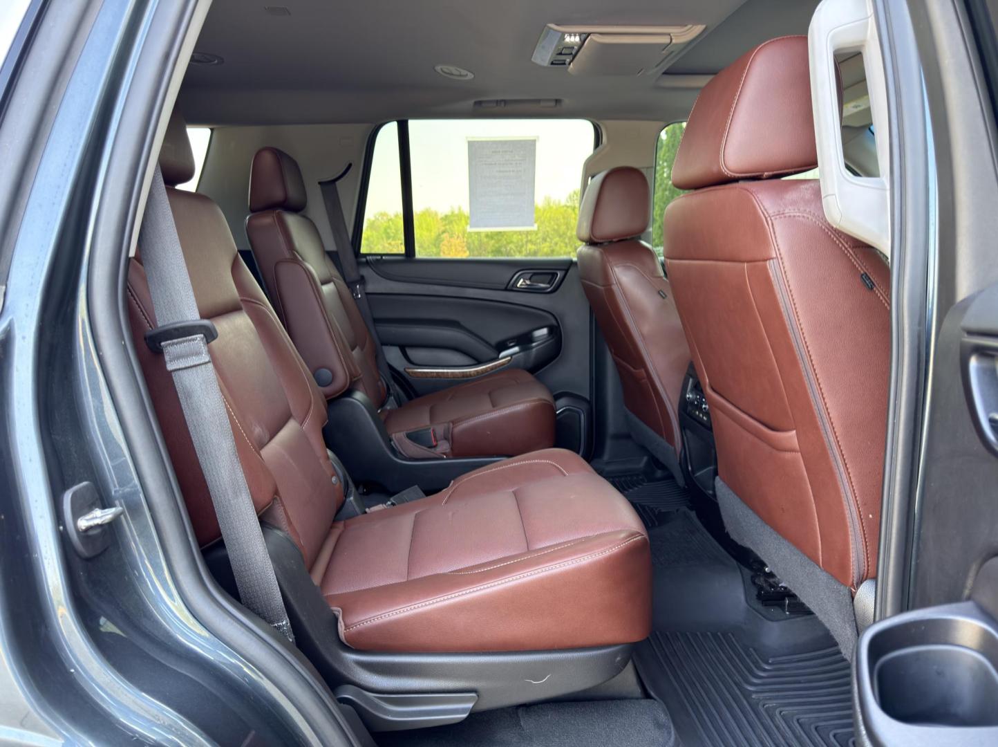 2019 GRAY /Brown Chevrolet Tahoe Premier 4WD (1GNSKCKJ7KR) with an 6.2L V8 engine, Automatic transmission, located at 2990 Old Orchard Rd., Jackson, MO, 63755, 37.354214, -89.612106 - 2019 Chevrolet Tahoe 1500 Premier 148xxx miles 4 Wheel Drive 6.2L V8 Automatic Leather 3rd Row Rear Entertainment Navigation Power/Heated/Cooled Seats Heated Rear Seats Heated Steering Wheel Backup Camera Power Running Boards Sunroof Bluetooth Heads Up Display Remote Start Cruise - Photo#24