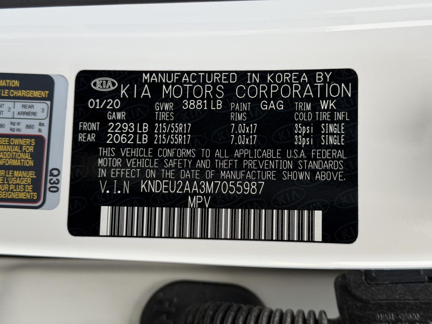 2021 WHITE /Gray Kia Seltos S (KNDEU2AA3M7) with an 2.0L 4 Cyl. engine, CVT transmission, located at 2990 Old Orchard Rd., Jackson, MO, 63755, 37.354214, -89.612106 - 2021 Kia Seltos S 124xxx miles Front Wheel Drive 2.0L 4 Cyl. Automatic Backup Camera Heated Seats Bluetooth Remote Start Cruise Power Windows/Locks/Mirrors We have financing available and we accept trades! Fill out a credit application on our website or come by today! If you have any que - Photo#40