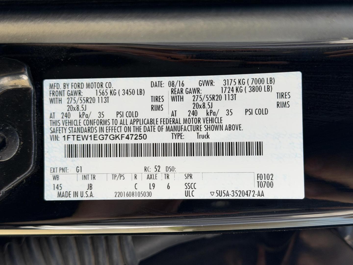 2016 BLACK /Black Ford F-150 XLT SuperCrew 6.5-ft. Bed 4WD (1FTEW1EG7GK) with an 3.5L V6 TURBO engine, Automatic transmission, located at 2990 Old Orchard Rd., Jackson, MO, 63755, 37.354214, -89.612106 - 2016 Ford F-150 XLT 157xxx miles 4x4 3.5L V6 Automatic Navigation Backup Camera Power/Heated Seats Bluetooth Remote Start Cruise Power Windows/Locks/Mirrors We have financing available and we accept trades! Fill out a credit application on our website or come by today! If you have any q - Photo#55