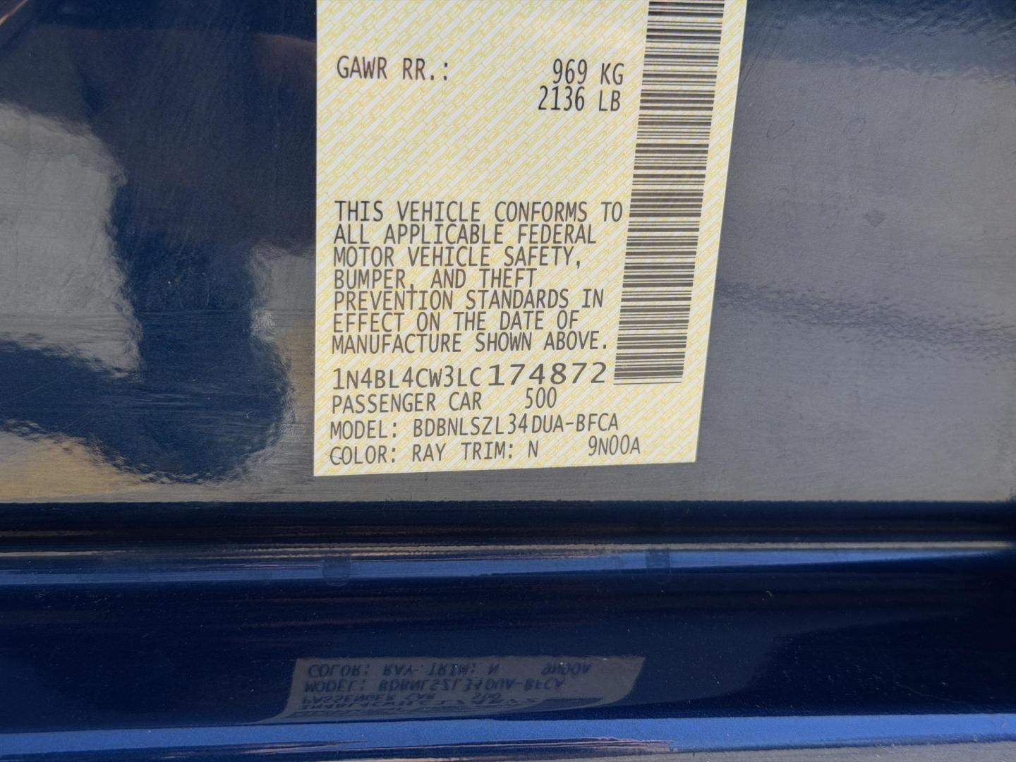 2020 BLUE /Black Nissan Altima 2.5 SR AWD (1N4BL4CW3LC) with an 2.5L 4 Cyl. engine, CVT transmission, located at 2990 Old Orchard Rd., Jackson, MO, 63755, 37.354214, -89.612106 - 2020 Nissan Altima 2.5 SR 1-Owner 101xxx miles All Wheel Drive 2.5L 4 Cyl. Automatic Leather Backup Camera Bluetooth Remote Start Cruise Power Windows/Locks/Mirrors We have financing available and we accept trades! Fill out a credit application on our website or come by today! If you ha - Photo#47