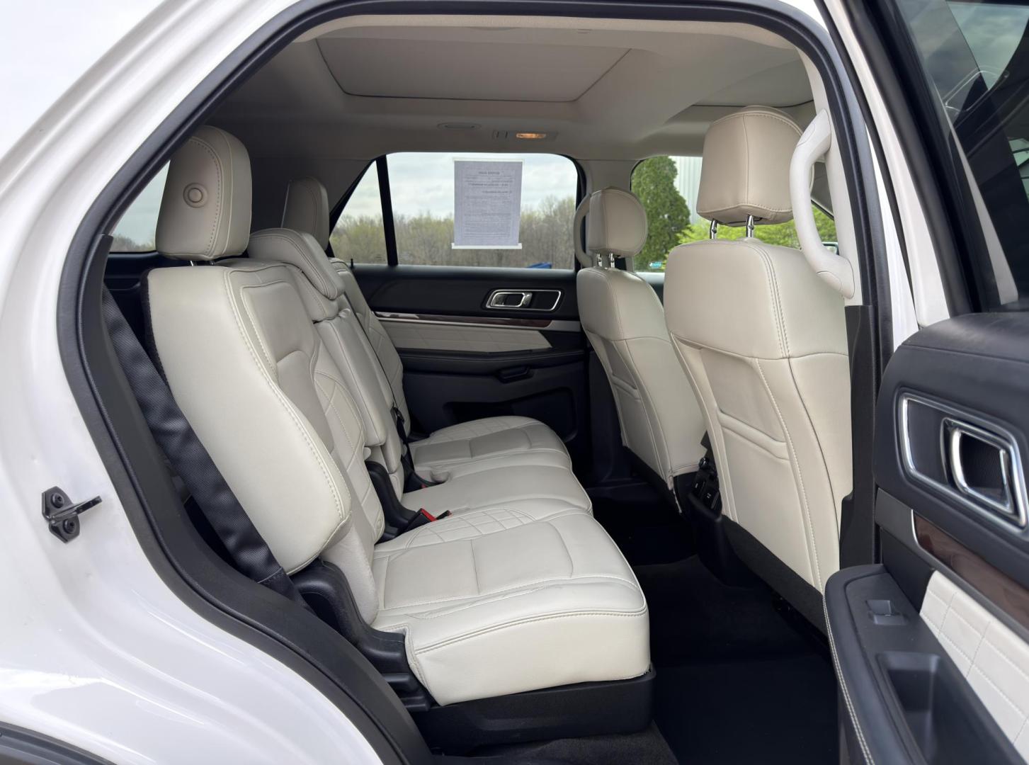 2017 WHITE /Tan Ford Explorer Platinum 4WD (1FM5K8HT1HG) with an 3.5L V6 engine, Automatic transmission, located at 2990 Old Orchard Rd., Jackson, MO, 63755, 37.354214, -89.612106 - 2017 Ford Explorer Platinum 133xxx miles 4 Wheel Drive 3.5L V6 Automatic Leather 3rd Row Navigation Backup Camera Power/Heated/Cooled Seats Heated Rear Seats Sunroof Bluetooth Remote Start Cruise Power Windows/Locks/Mirrors We have financing available and we accept trades! Fill out a - Photo#21