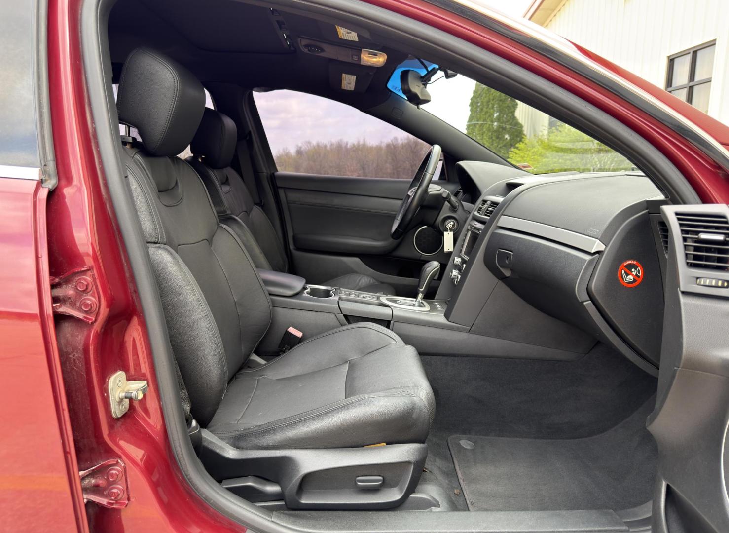 2009 MAROON /Black Pontiac G8 Base (6G2ER577X9L) with an 3.6L V6 engine, Automatic transmission, located at 2990 Old Orchard Rd., Jackson, MO, 63755, 37.354214, -89.612106 - 2009 Pontiac G8 82xxx miles Rear Wheel Drive 3.6L V6 Automatic Leather Power/Heated Seats Sunroof Remote Start Cruise Power Windows/Locks/Mirrors We have financing available and we accept trades! Fill out a credit application on our website or come by today! If you have any questions, gi - Photo#15