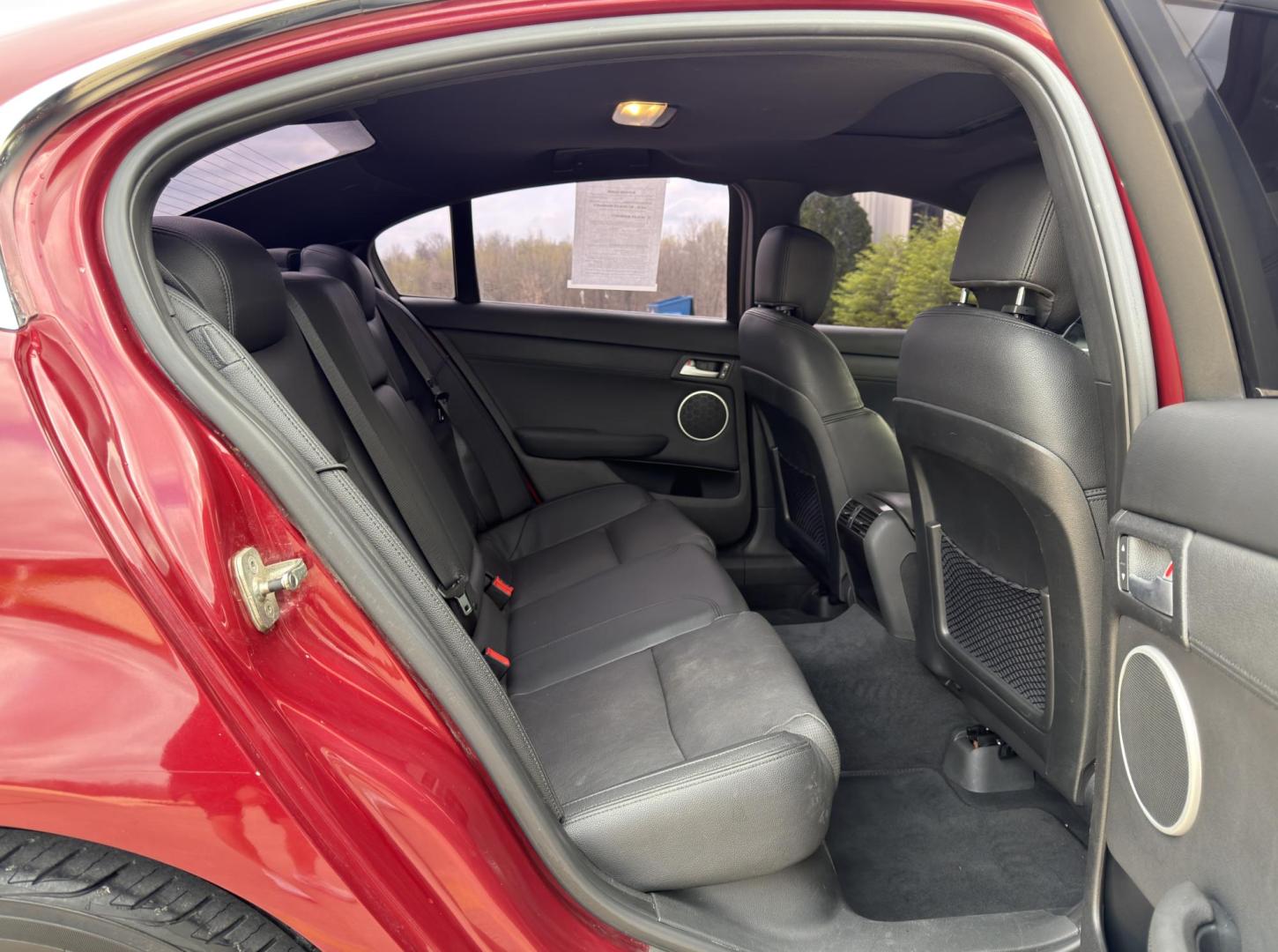 2009 MAROON /Black Pontiac G8 Base (6G2ER577X9L) with an 3.6L V6 engine, Automatic transmission, located at 2990 Old Orchard Rd., Jackson, MO, 63755, 37.354214, -89.612106 - 2009 Pontiac G8 82xxx miles Rear Wheel Drive 3.6L V6 Automatic Leather Power/Heated Seats Sunroof Remote Start Cruise Power Windows/Locks/Mirrors We have financing available and we accept trades! Fill out a credit application on our website or come by today! If you have any questions, gi - Photo#17