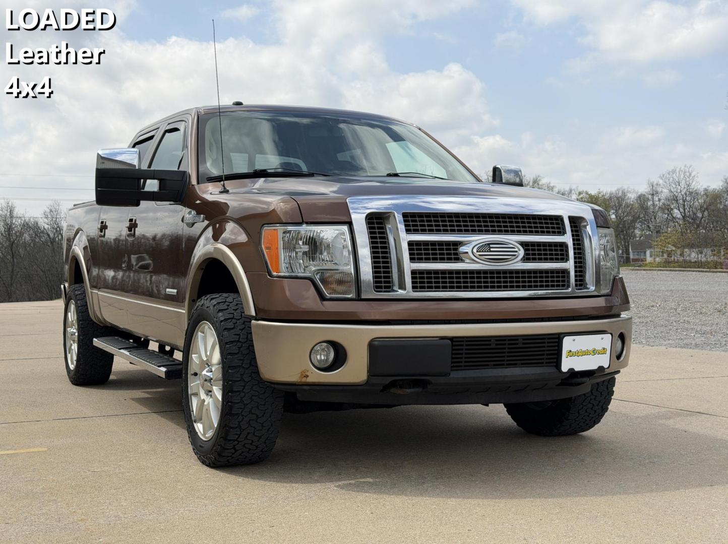 2012 Bronze /Brown Ford F-150 King Ranch SuperCrew 5.5-ft. Bed 4WD (1FTFW1ET0CK) with an 3.5L V6 TURBO engine, Automatic transmission, located at 2990 Old Orchard Rd., Jackson, MO, 63755, 37.354214, -89.612106 - 2012 Ford F-150 King Ranch 156xxx miles 4x4 3.5L V6 Automatic Leather Navigation Power/Heated Cooled Seats Backup Camera Sunroof Bluetooth Remote Start Cruise Power Windows/Locks/Mirrors We have financing available and we accept trades! Fill out a credit application on our website or c - Photo#0
