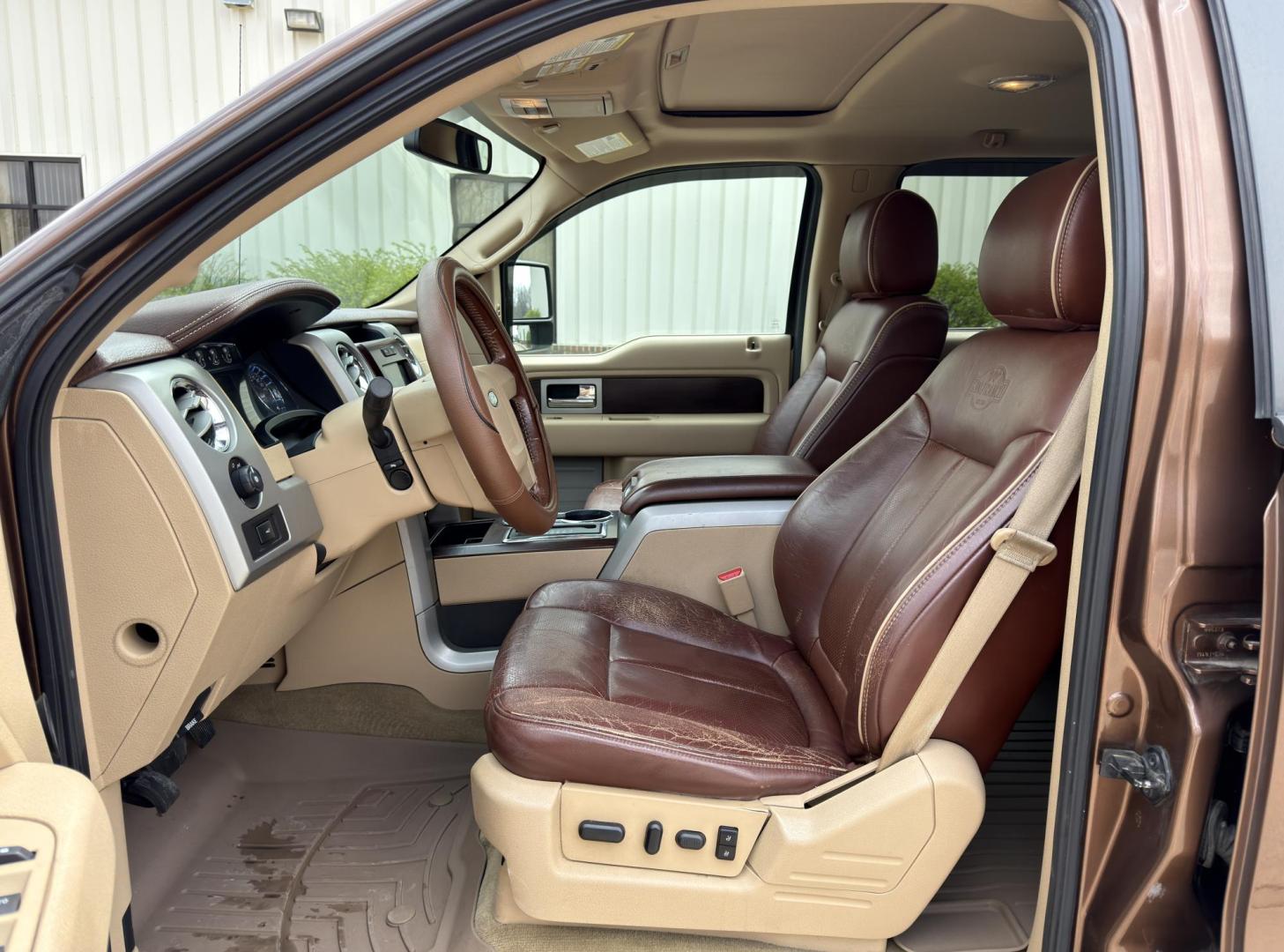 2012 Bronze /Brown Ford F-150 King Ranch SuperCrew 5.5-ft. Bed 4WD (1FTFW1ET0CK) with an 3.5L V6 TURBO engine, Automatic transmission, located at 2990 Old Orchard Rd., Jackson, MO, 63755, 37.354214, -89.612106 - 2012 Ford F-150 King Ranch 156xxx miles 4x4 3.5L V6 Automatic Leather Navigation Power/Heated Cooled Seats Backup Camera Sunroof Bluetooth Remote Start Cruise Power Windows/Locks/Mirrors We have financing available and we accept trades! Fill out a credit application on our website or c - Photo#17