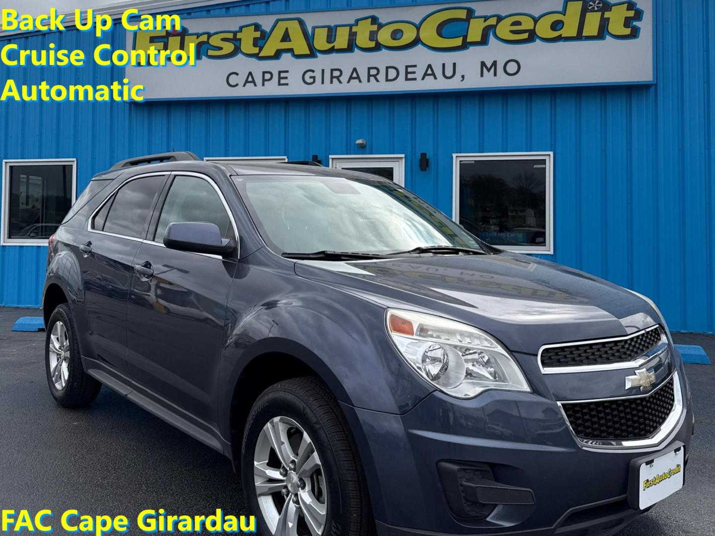 2014 BLUE /GRAY Chevrolet Equinox LT 2WD (2GNALBEK6E6) with an 2.4L L4 engine, Automatic transmission, located at 506 S. Kingshighway, Cape Girardeau, MO, 63703, (573) 235-5000, 37.294991, -89.553635 - 2013 Chevrolet Equinox 1LT 91,xxx miles 2.4L 4 CYL Automatic Back Up Camera Cruise Control Front Wheel Drive Power windows/locks/mirrors We have financing available and we accept trades! Fill out a credit application on our website or come by today! If you have any questions, give us a call - Photo#0