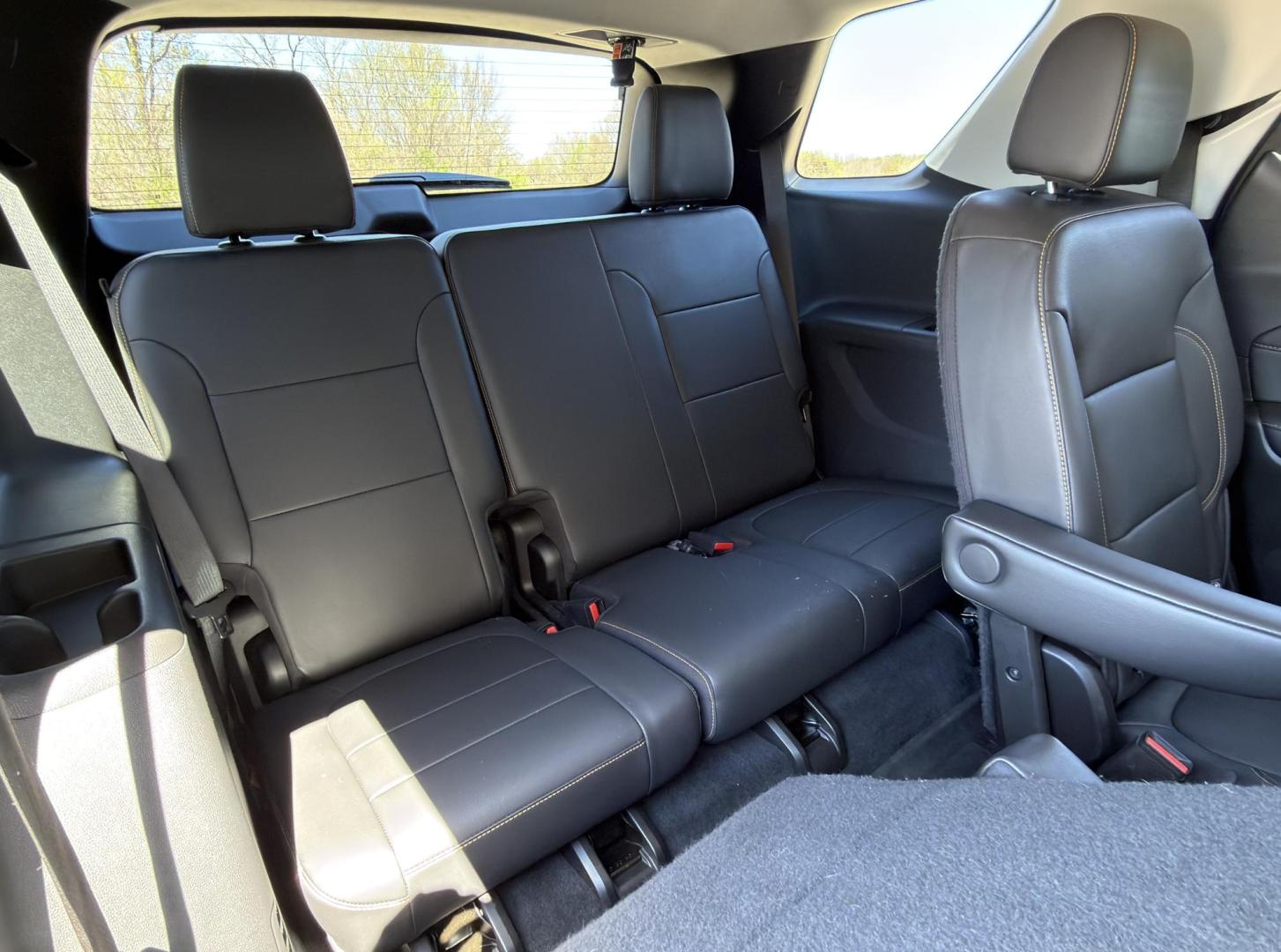 2021 BLACK /Black Chevrolet Traverse Premier AWD (1GNEVKKW2MJ) with an 3.6L V6 engine, Automatic transmission, located at 2990 Old Orchard Rd., Jackson, MO, 63755, 37.354214, -89.612106 - 2021 Chevrolet Traverse Premier 1-Owner 102xxx miles All Wheel Drive 3.6L V6 Automatic Leather 3rd Row Navigation Backup Camera Power/Heated/Cooled Seats Heated Rear Seats Heated Steering Wheel Sunroof Bluetooth Remote Start Cruise Power Windows/Locks/Mirrors We have financing avai - Photo#22