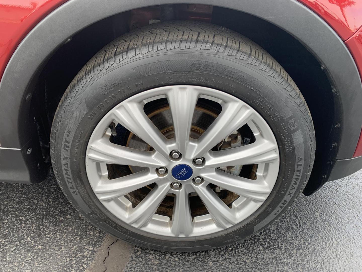 2017 MAROON /TAN Ford Escape Titanium FWD (1FMCU0J92HU) with an 2.0L L4 DOHC 16V engine, Automatic transmission, located at 506 S. Kingshighway, Cape Girardeau, MO, 63703, (573) 235-5000, 37.294991, -89.553635 - 2017 Ford Escape Titanium 93,xxx miles Leather Seats Heated Seats Backup Camera Bluetooth Cruise Power Windows/Locks/Mirrors We have financing available and we accept trades! Fill out a credit application on our website or come by today! If you have any questions, give us a call at (573 - Photo#33