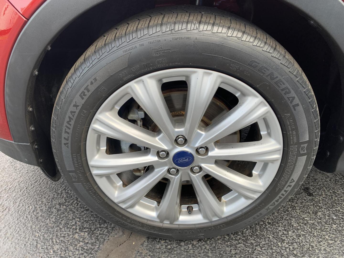 2017 MAROON /TAN Ford Escape Titanium FWD (1FMCU0J92HU) with an 2.0L L4 DOHC 16V engine, Automatic transmission, located at 506 S. Kingshighway, Cape Girardeau, MO, 63703, (573) 235-5000, 37.294991, -89.553635 - 2017 Ford Escape Titanium 93,xxx miles Leather Seats Heated Seats Backup Camera Bluetooth Cruise Power Windows/Locks/Mirrors We have financing available and we accept trades! Fill out a credit application on our website or come by today! If you have any questions, give us a call at (573 - Photo#32