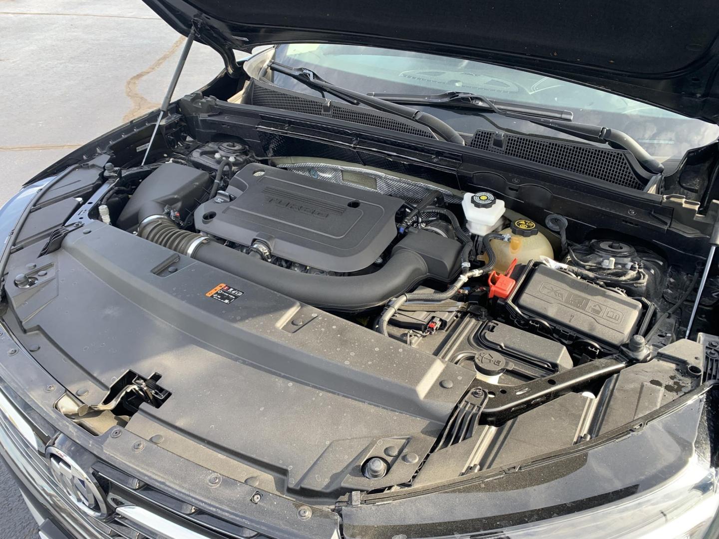 2022 BLACK /BLACK Buick Envision Essense (LRBFZNR44ND) with an 2.0L L4 DOHC 24V TURBO engine, Automatic transmission, located at 506 S. Kingshighway, Cape Girardeau, MO, 63703, (573) 235-5000, 37.294991, -89.553635 - 2022 Buick Envision Essense 42,xxx Miles Backup Camera Heated Seats Power Seats Heated Steering Wheel Adaptive Cruise Leather Seats Power Windows/Locks/Mirrors We have financing available and we accept trades! Fill out a credit application on our website or come by today! If you have any - Photo#2