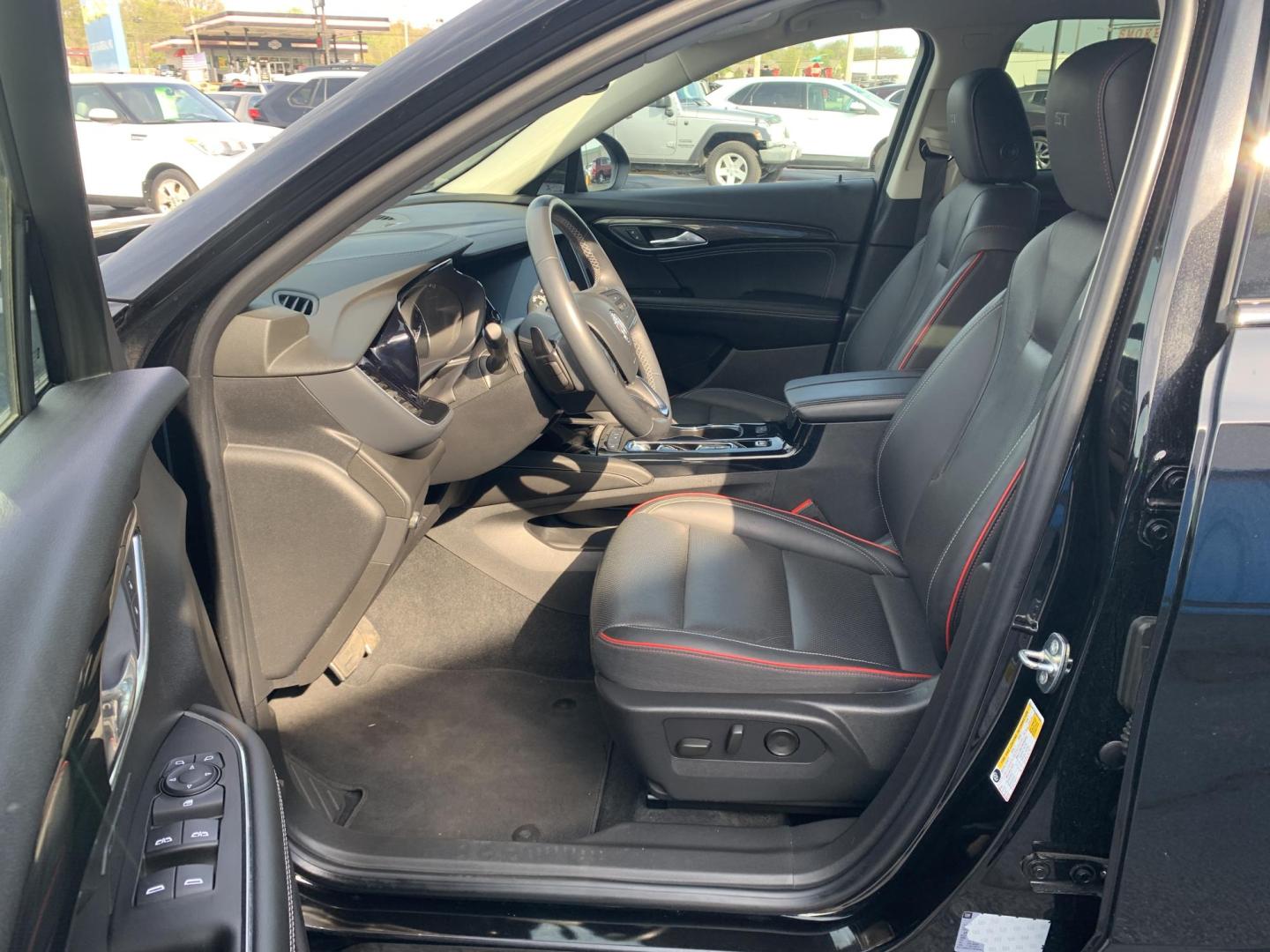 2022 BLACK /BLACK Buick Envision Essense (LRBFZNR44ND) with an 2.0L L4 DOHC 24V TURBO engine, Automatic transmission, located at 506 S. Kingshighway, Cape Girardeau, MO, 63703, (573) 235-5000, 37.294991, -89.553635 - 2022 Buick Envision Essense 42,xxx Miles Backup Camera Heated Seats Power Seats Heated Steering Wheel Adaptive Cruise Leather Seats Power Windows/Locks/Mirrors We have financing available and we accept trades! Fill out a credit application on our website or come by today! If you have any - Photo#19
